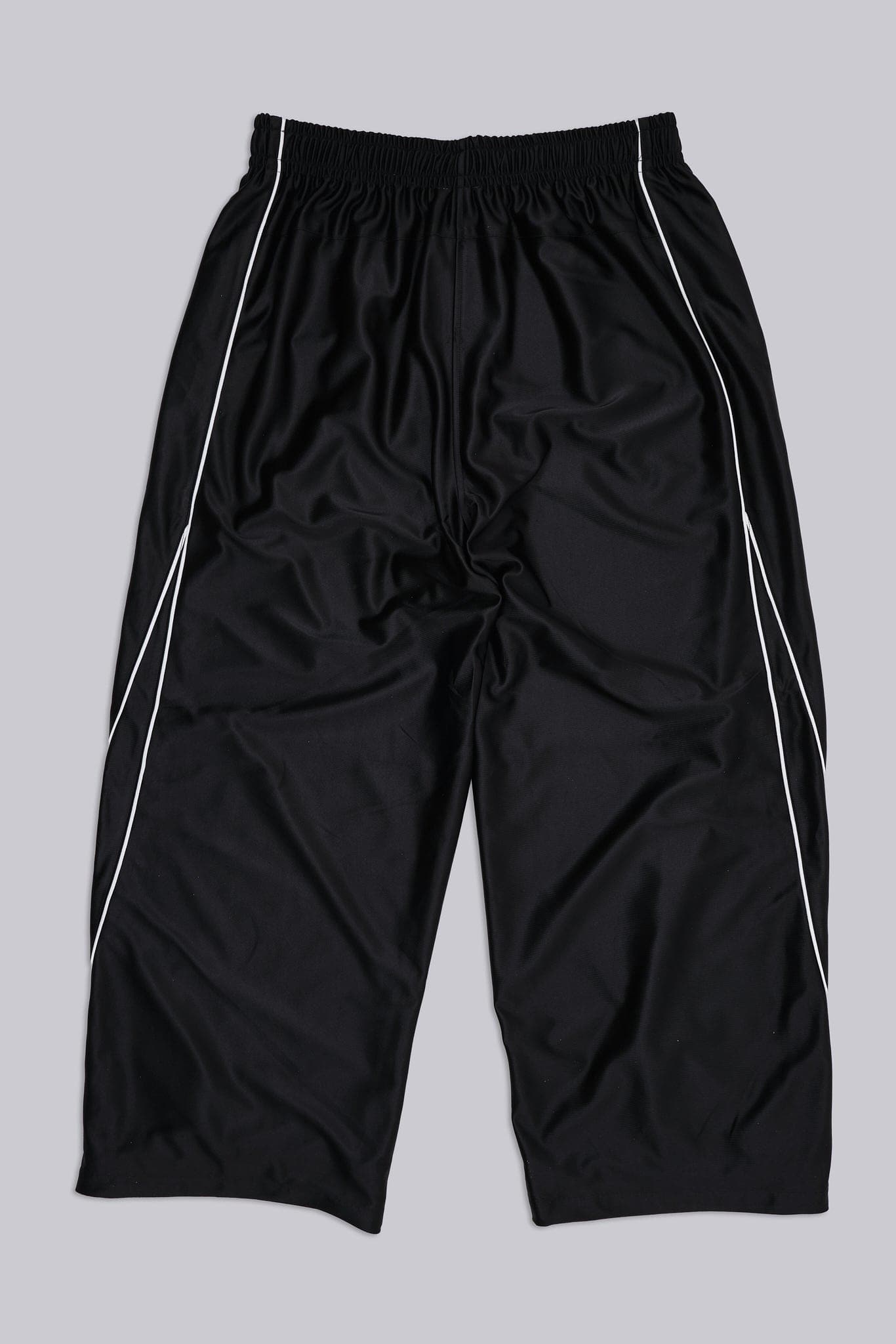 Black Metallic Vapor Joggers