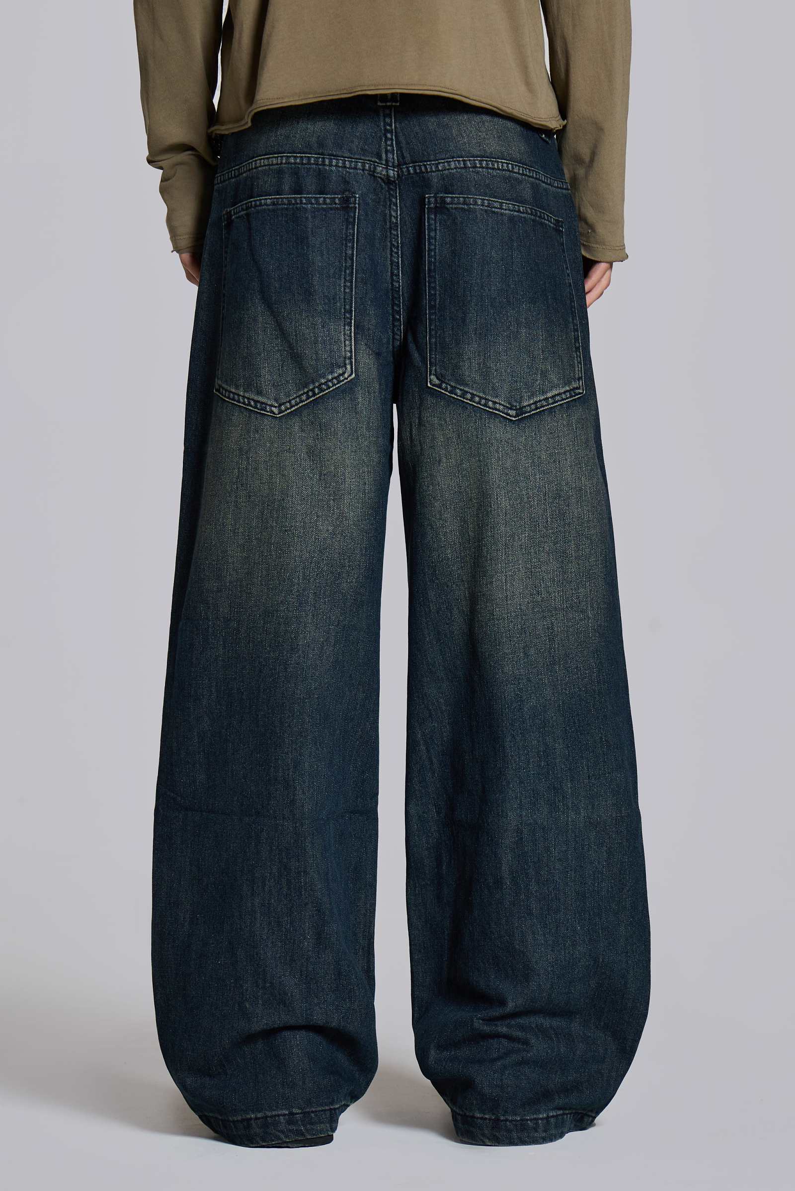 Mid Blue Slub Colossus Jeans