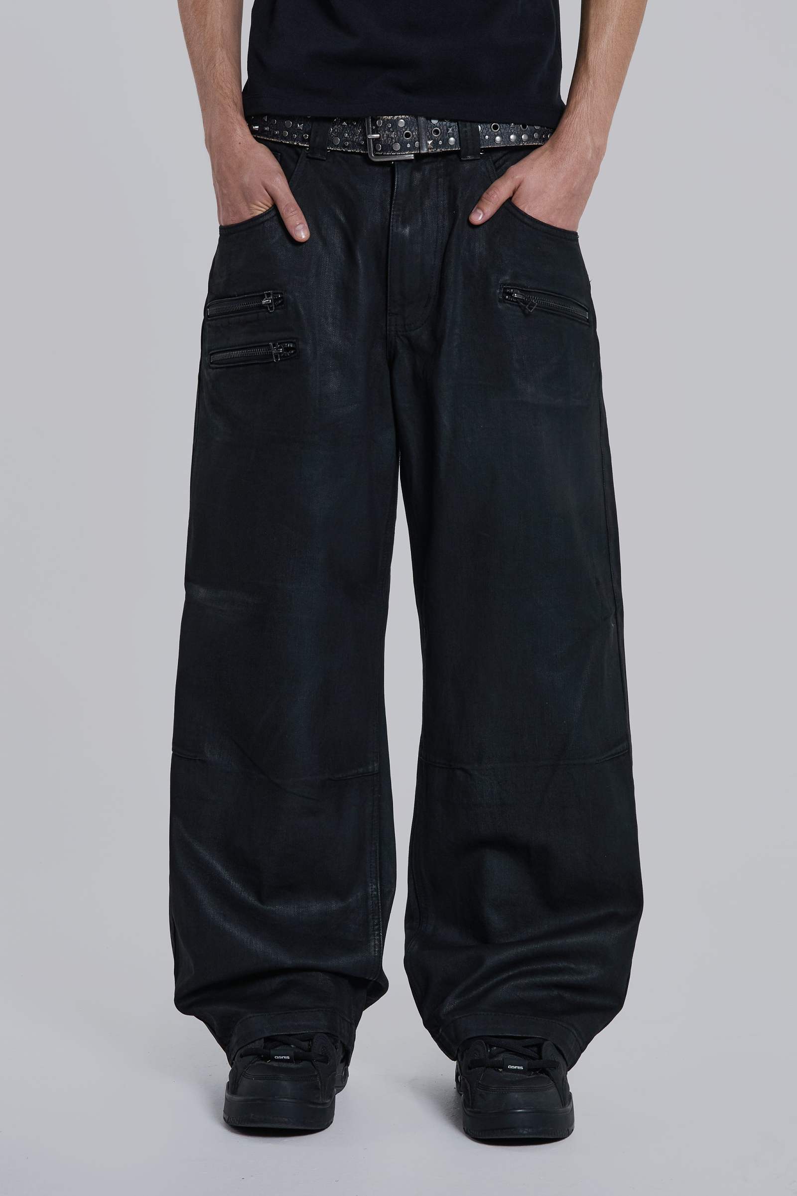 Coated Zip Colossus Jeans