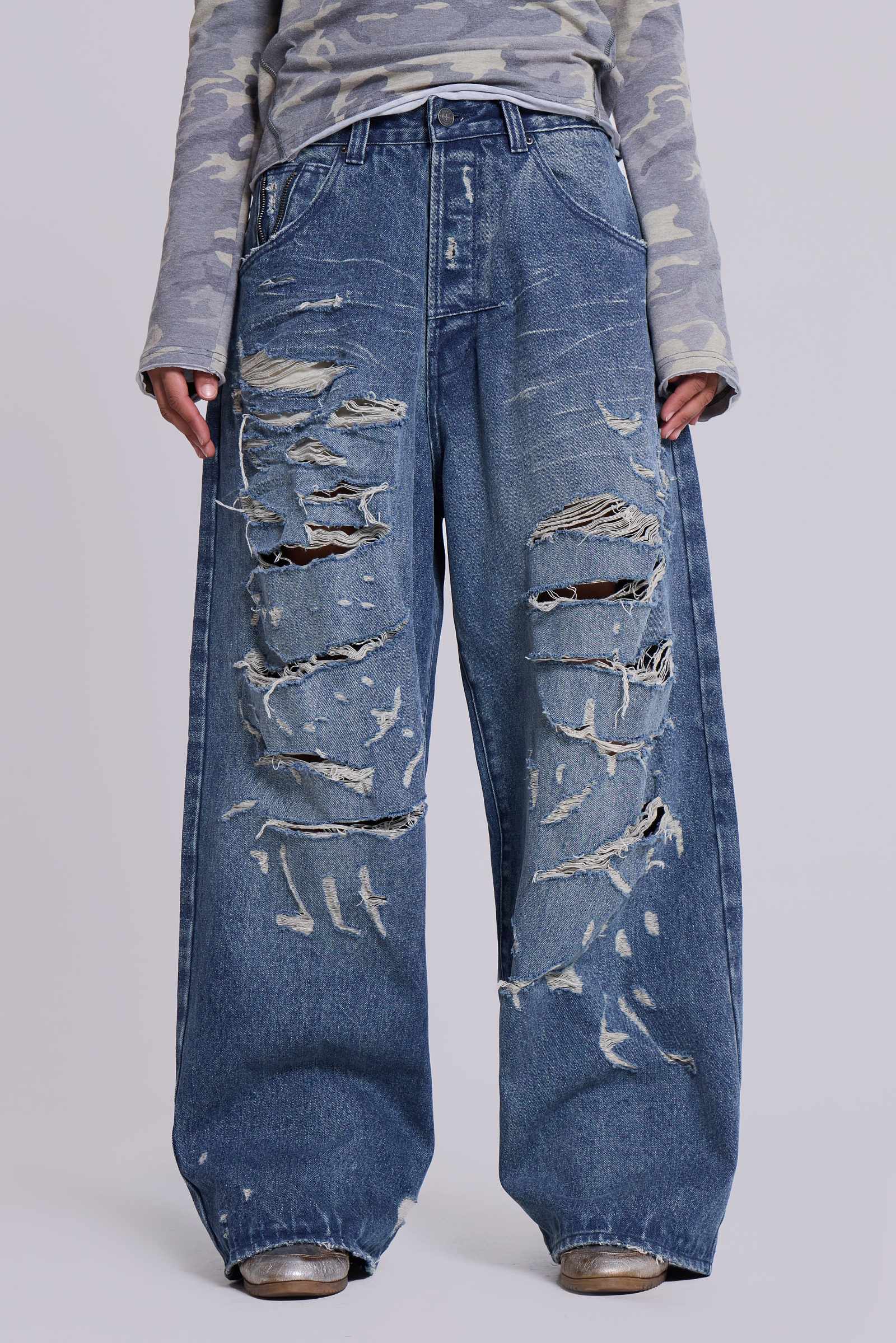 Destroyed XL Colossus Jeans