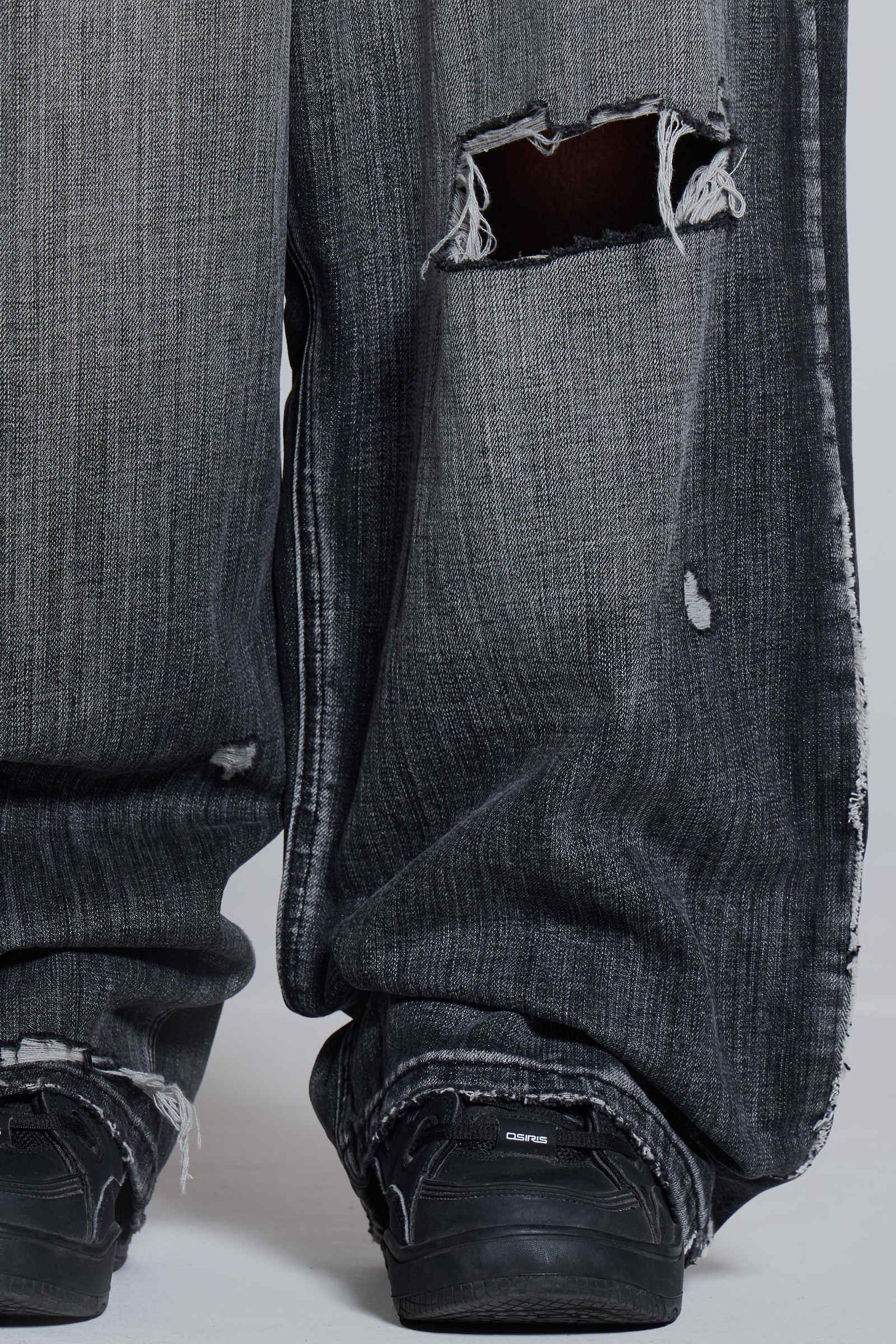 Black Eroded XL Colossus Jeans