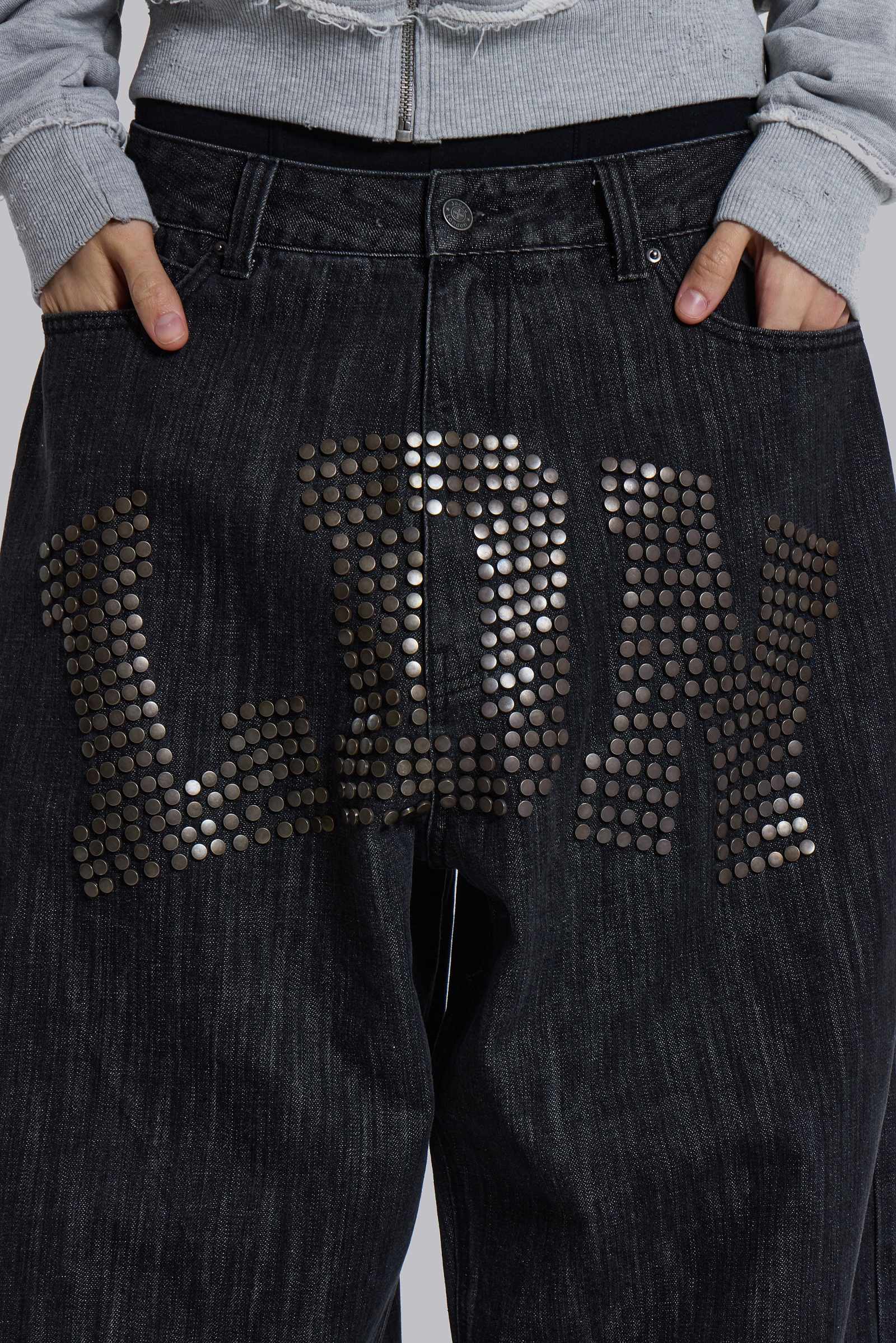 LDN Stud XL Colossus Jeans | Jaded London | Clothing