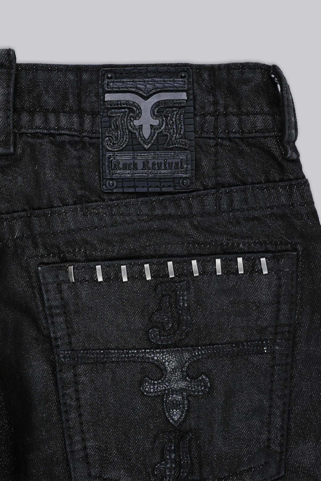Rock Revival Staple Wax Bootcut Jeans
