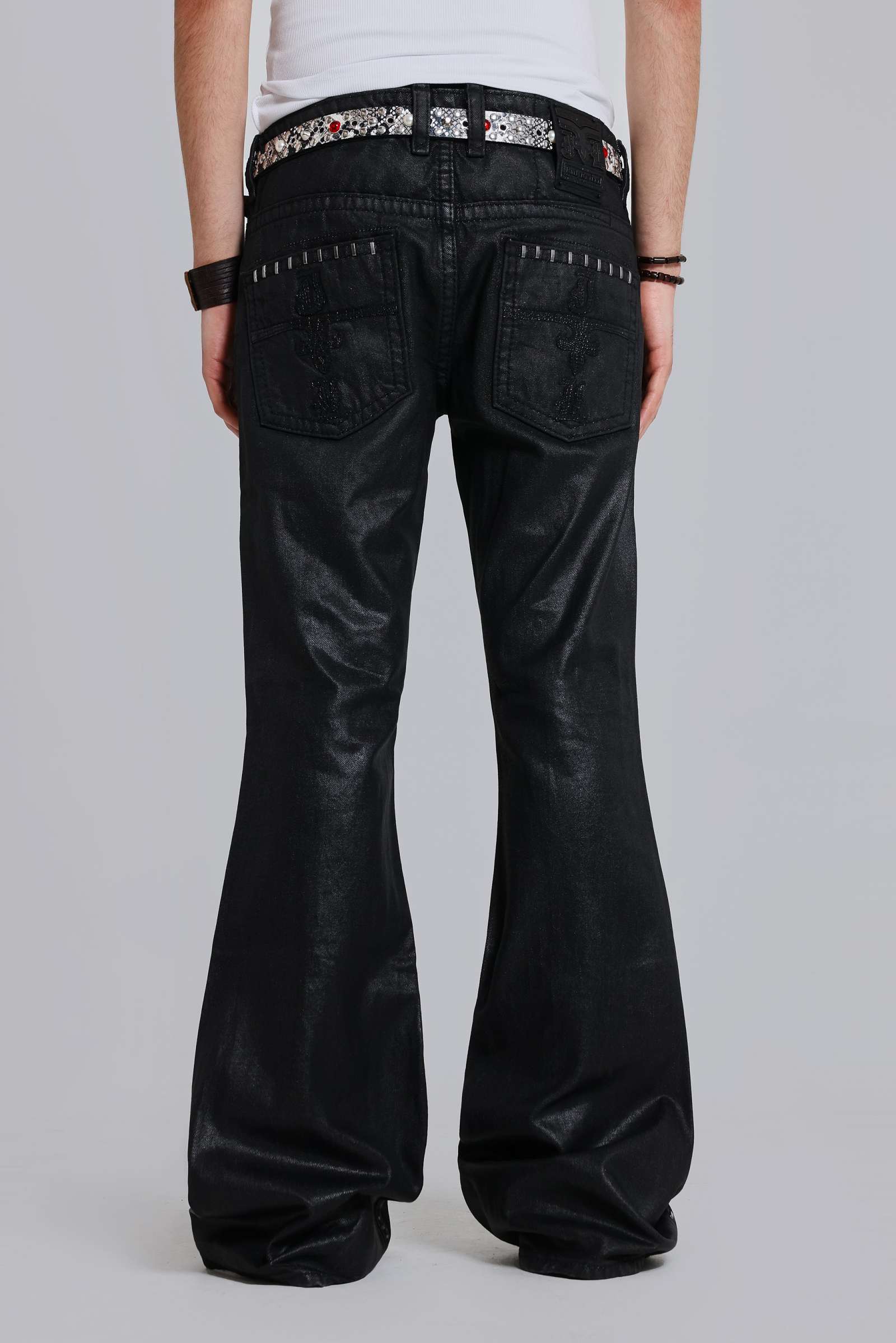 Rock Revival Staple Wax Bootcut Jeans