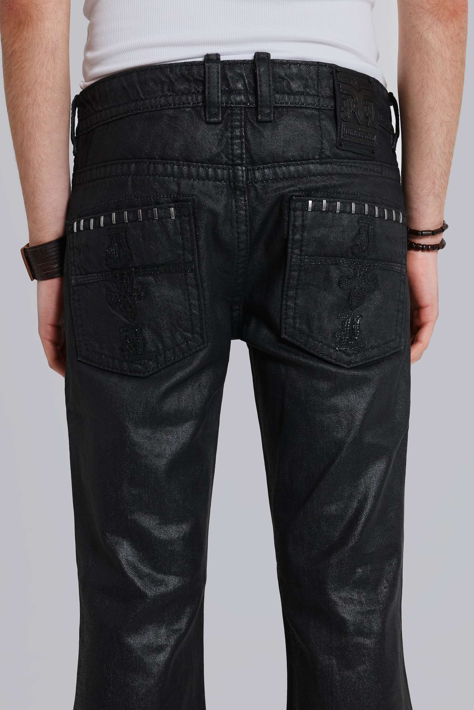Rock Revival Staple Wax Bootcut Jeans