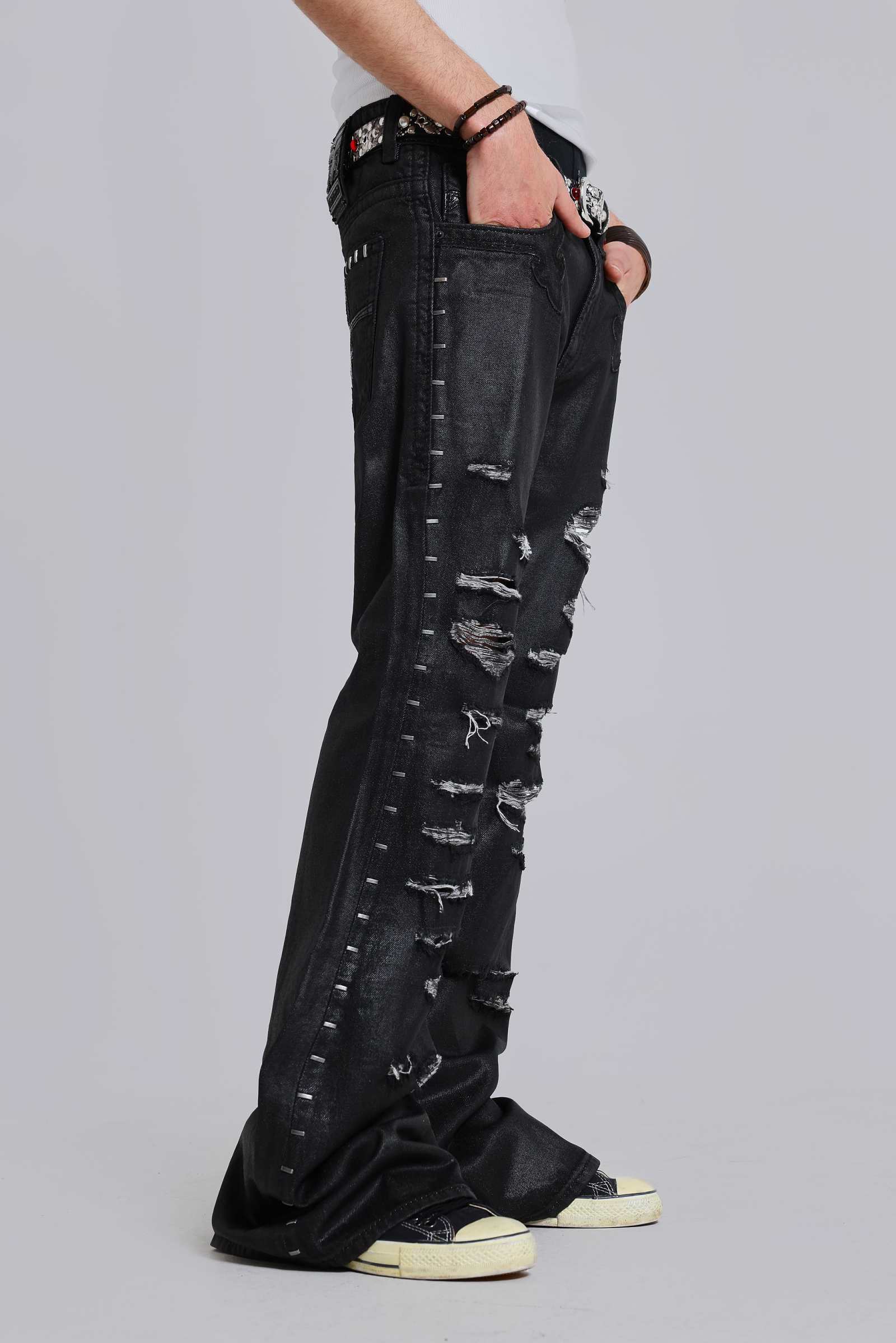Rock Revival Staple Wax Bootcut Jeans