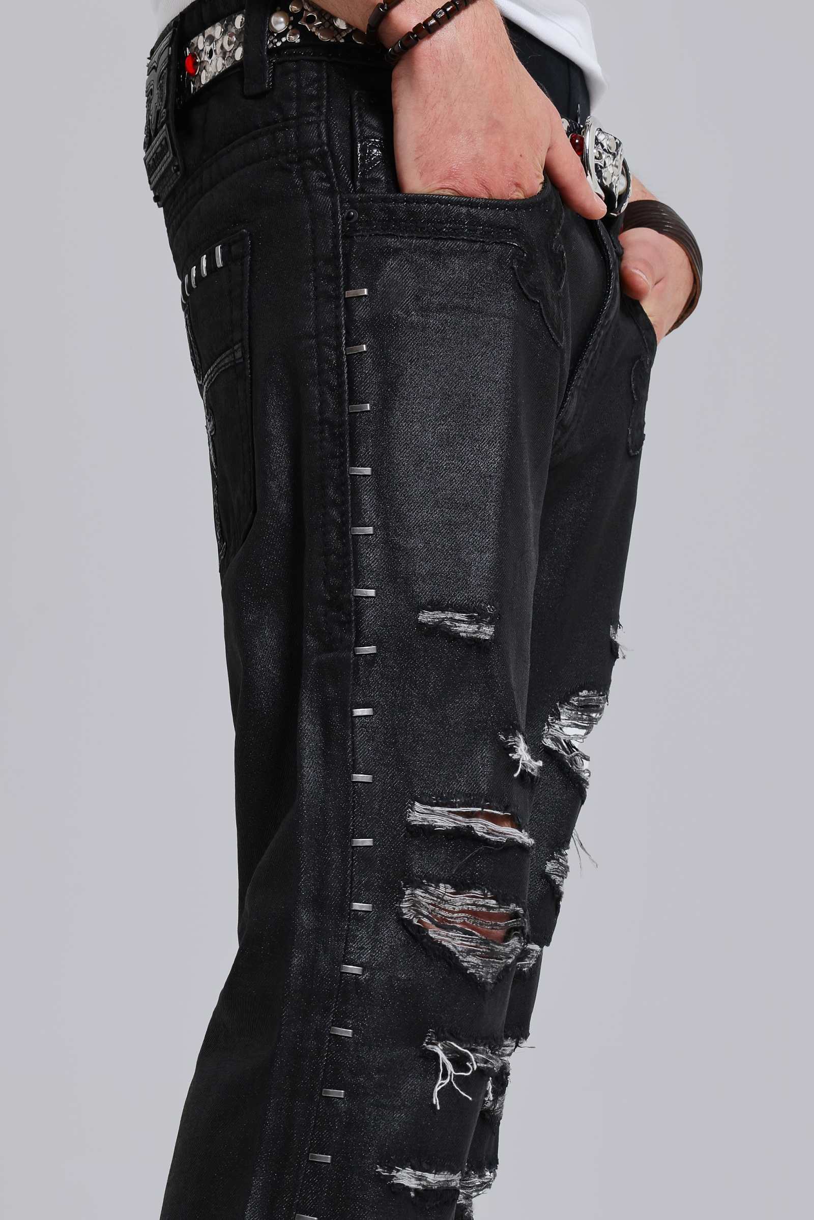 Rock Revival Staple Wax Bootcut Jeans