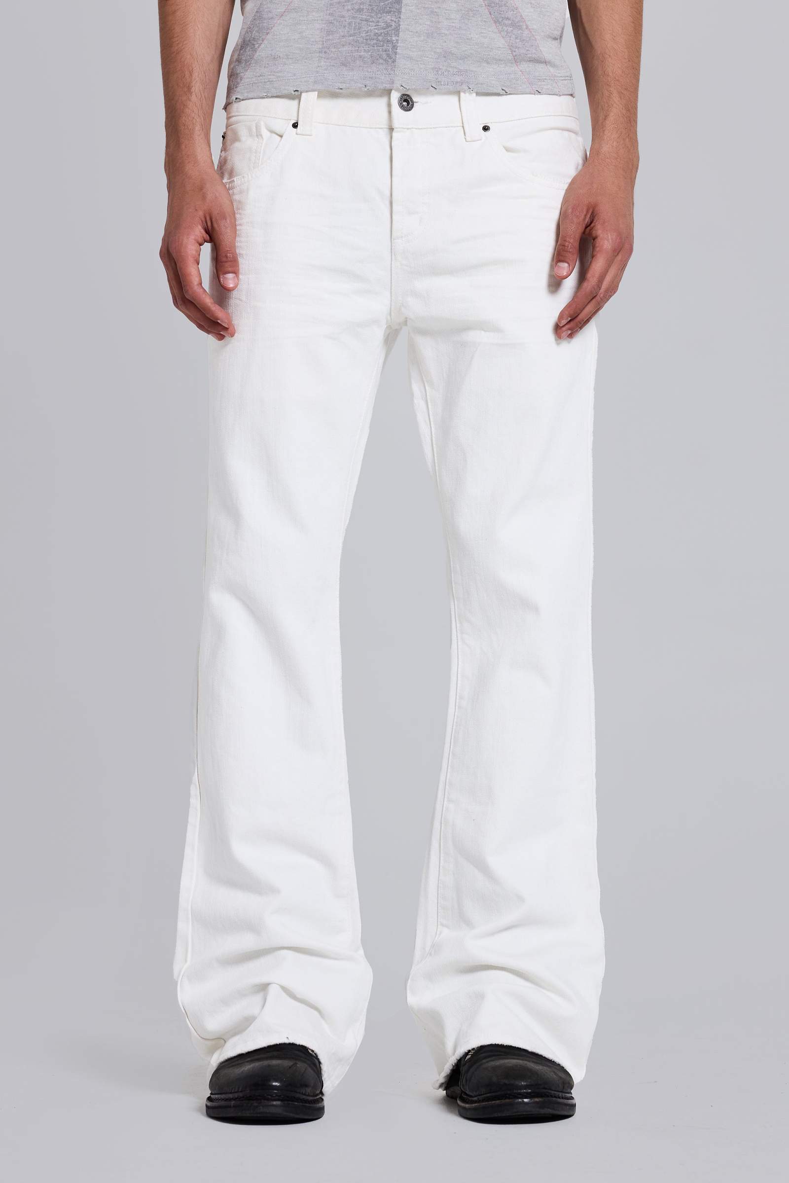Ecru Jude Bootcut Jeans