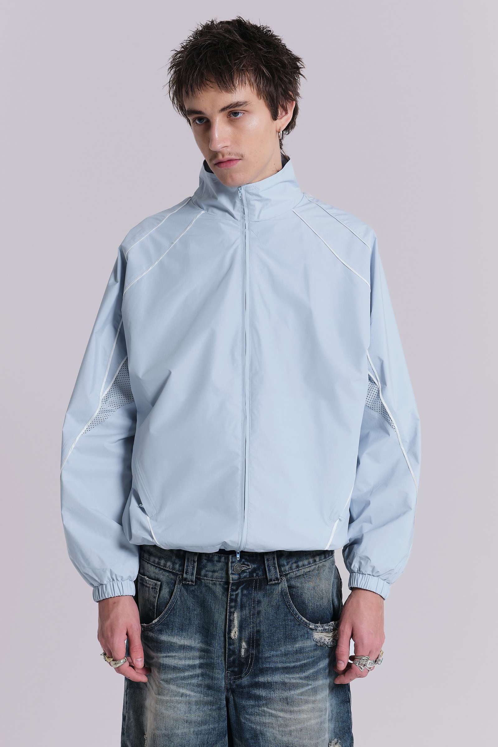 Blue Vapor Tracksuit Top