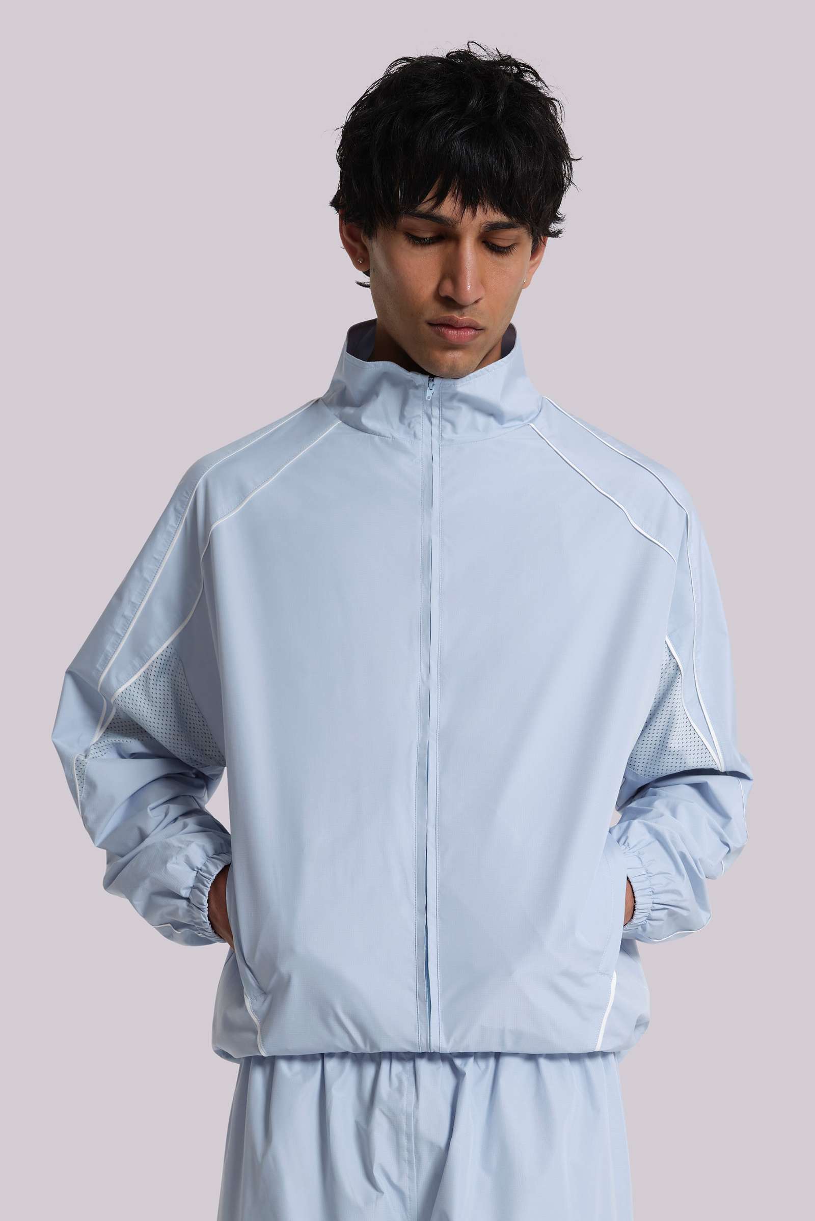Blue Vapor Tracksuit Top