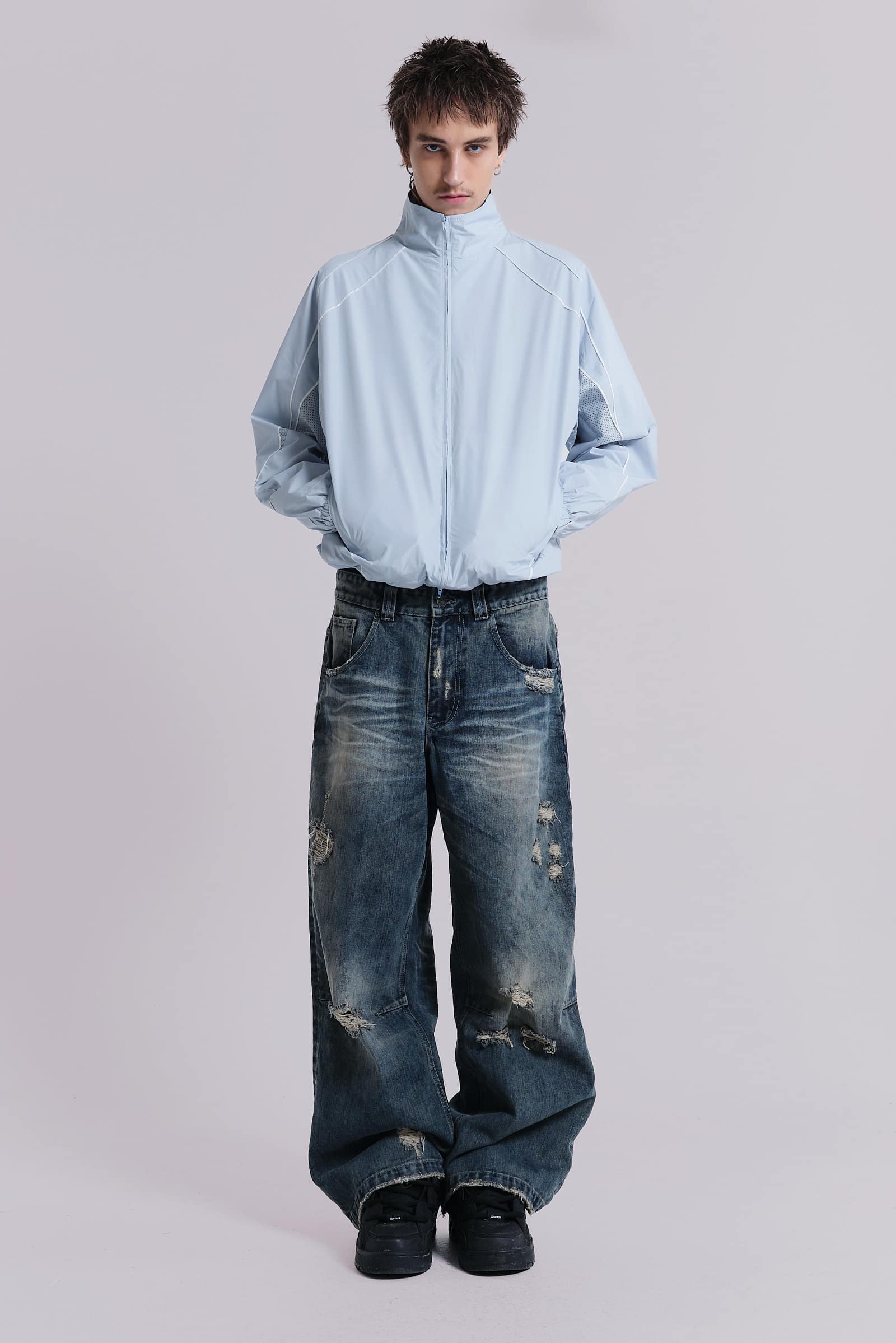 Blue Vapor Tracksuit Top