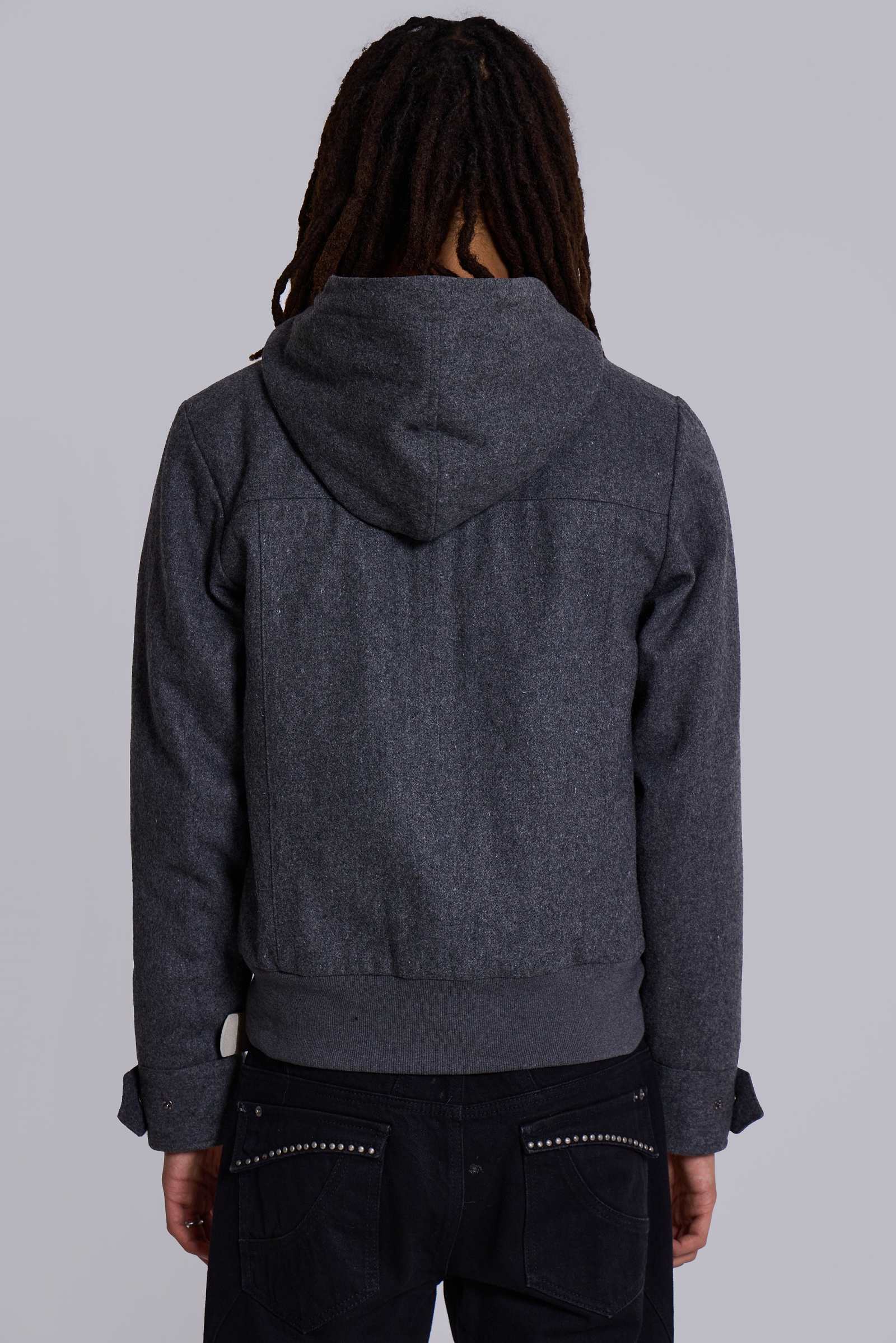 Marl Military Hooded Jacket