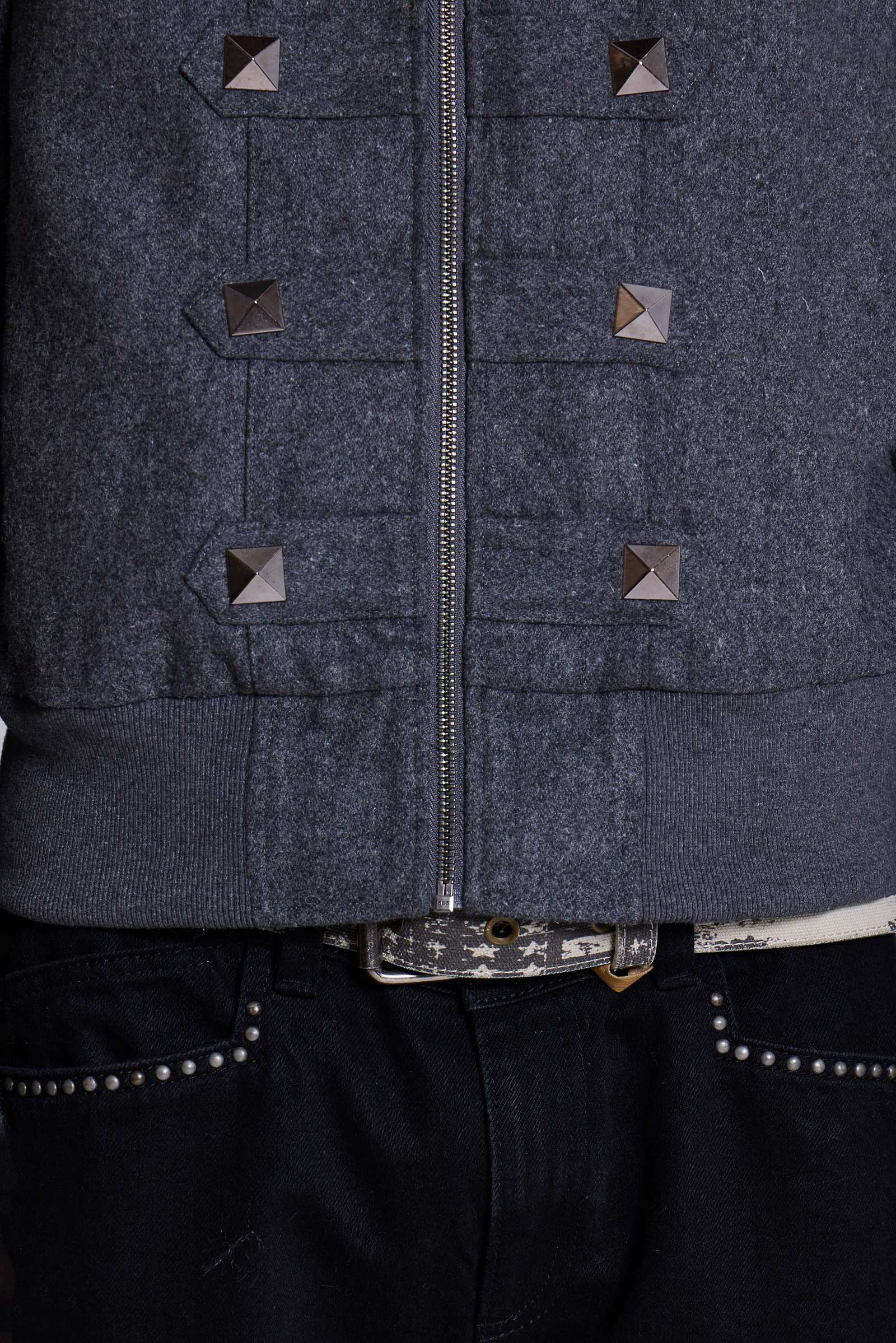 Marl Military Hooded Jacket