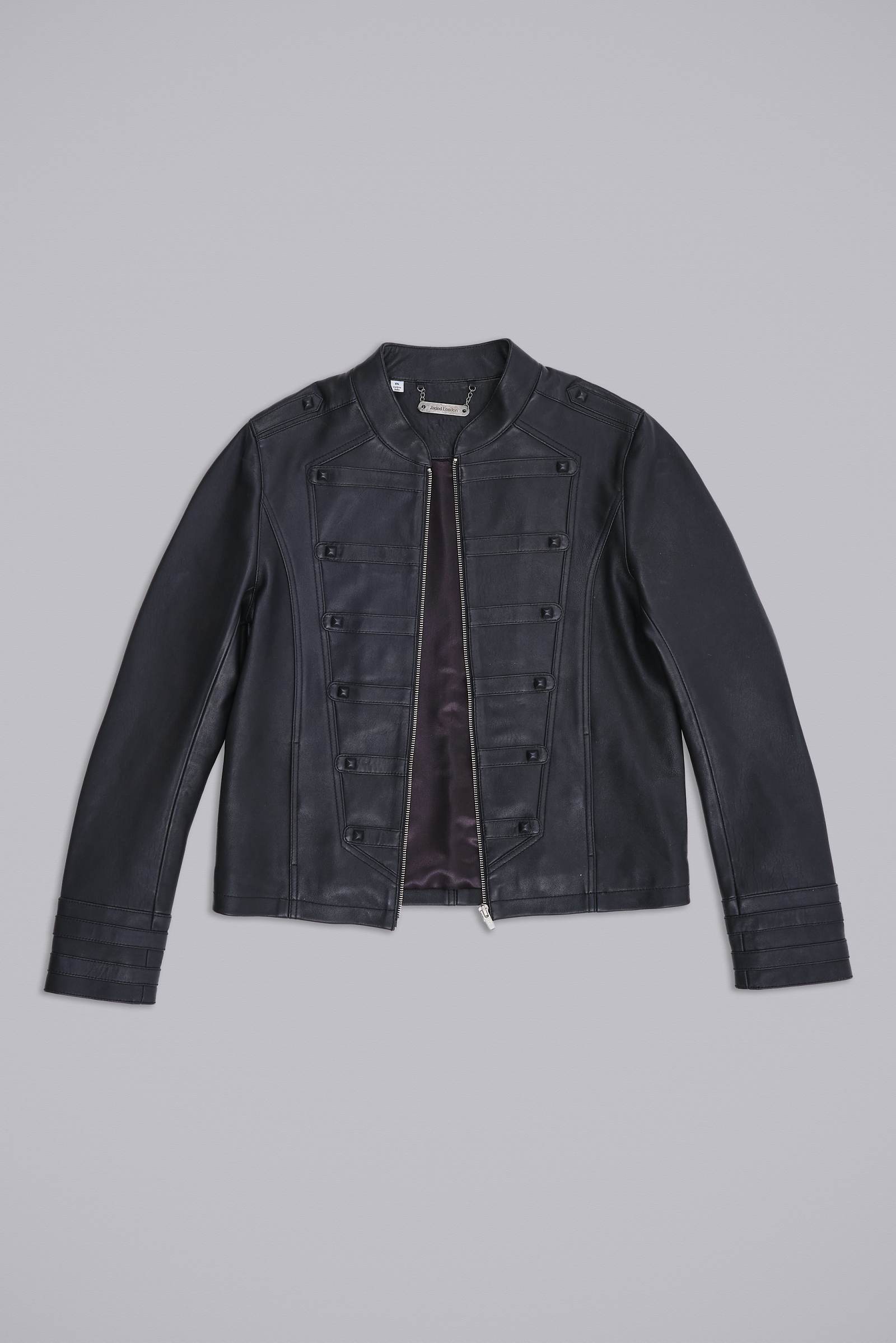 Leather Military Jacket