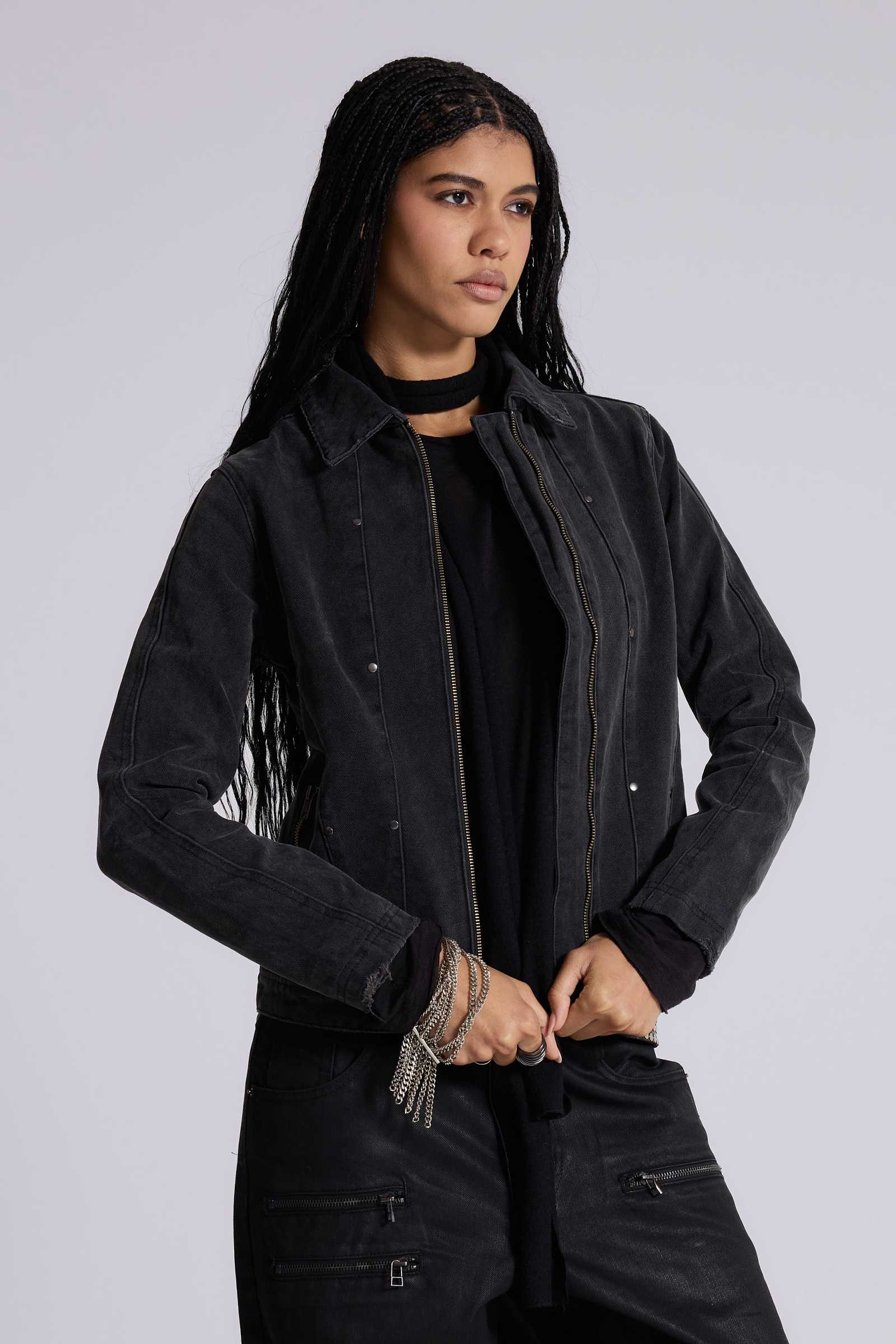 Stud Denim Jacket