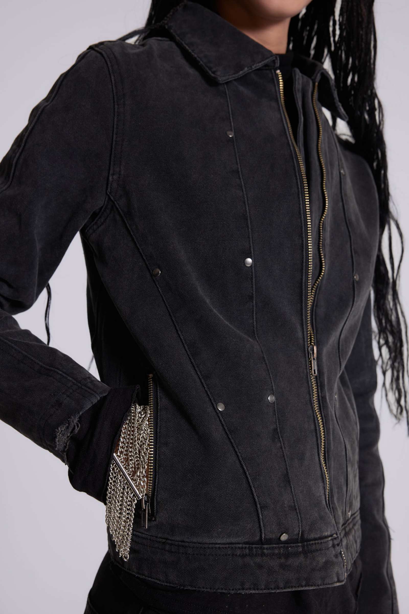 Stud Denim Jacket
