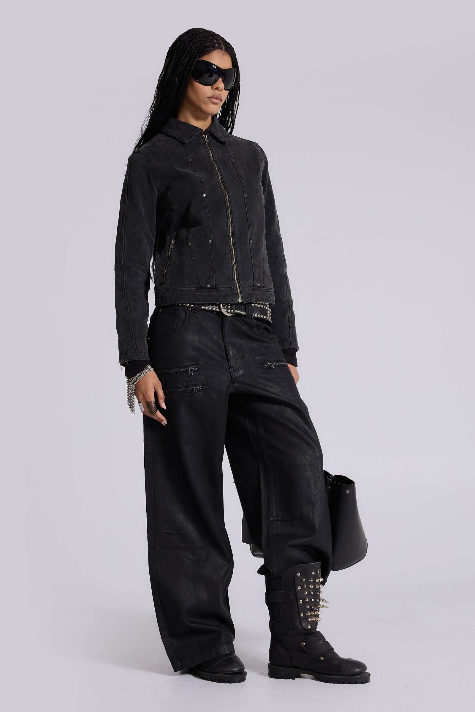 Stud Denim Jacket