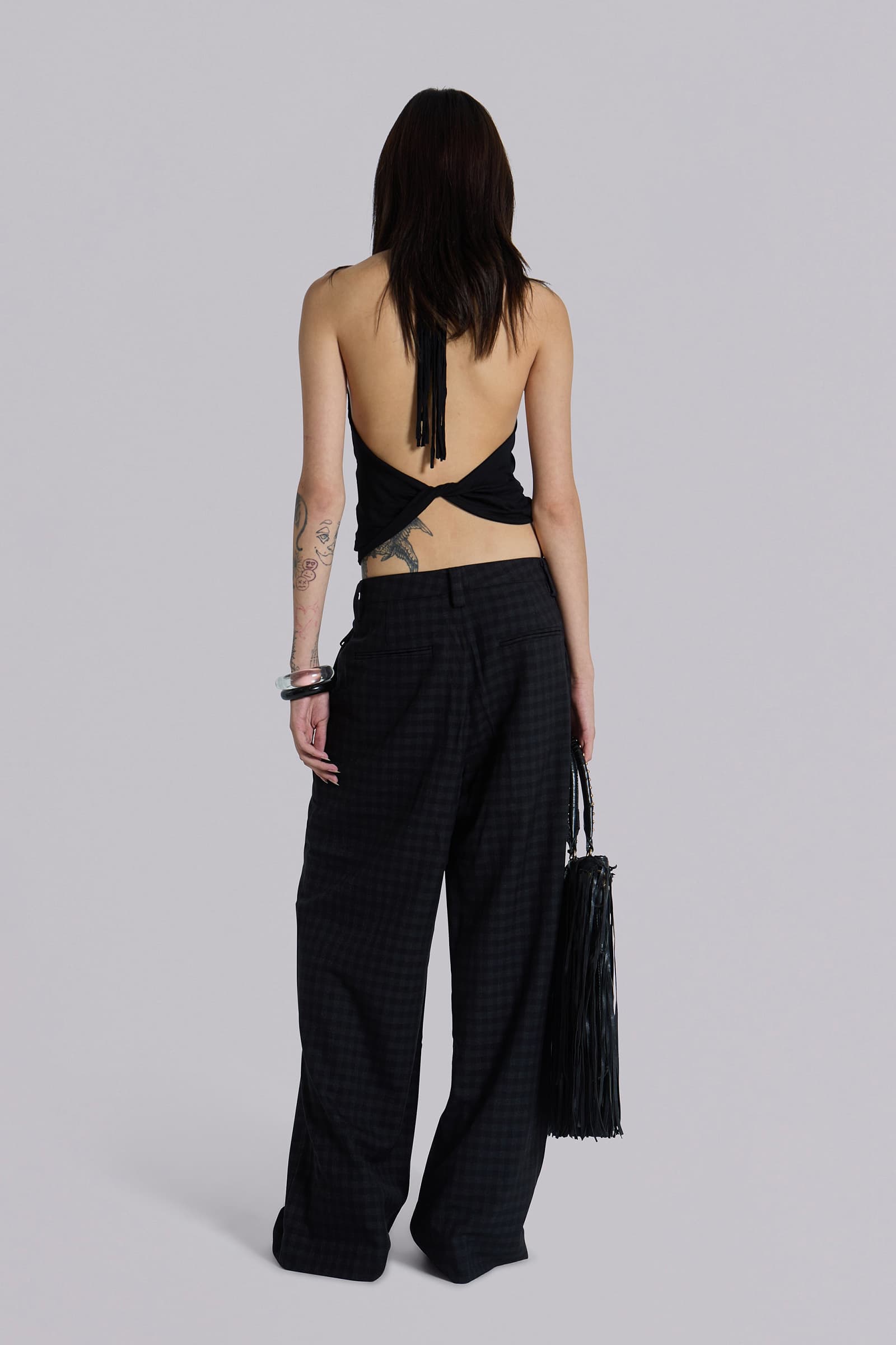 Gingham Goliath Suit Pants
