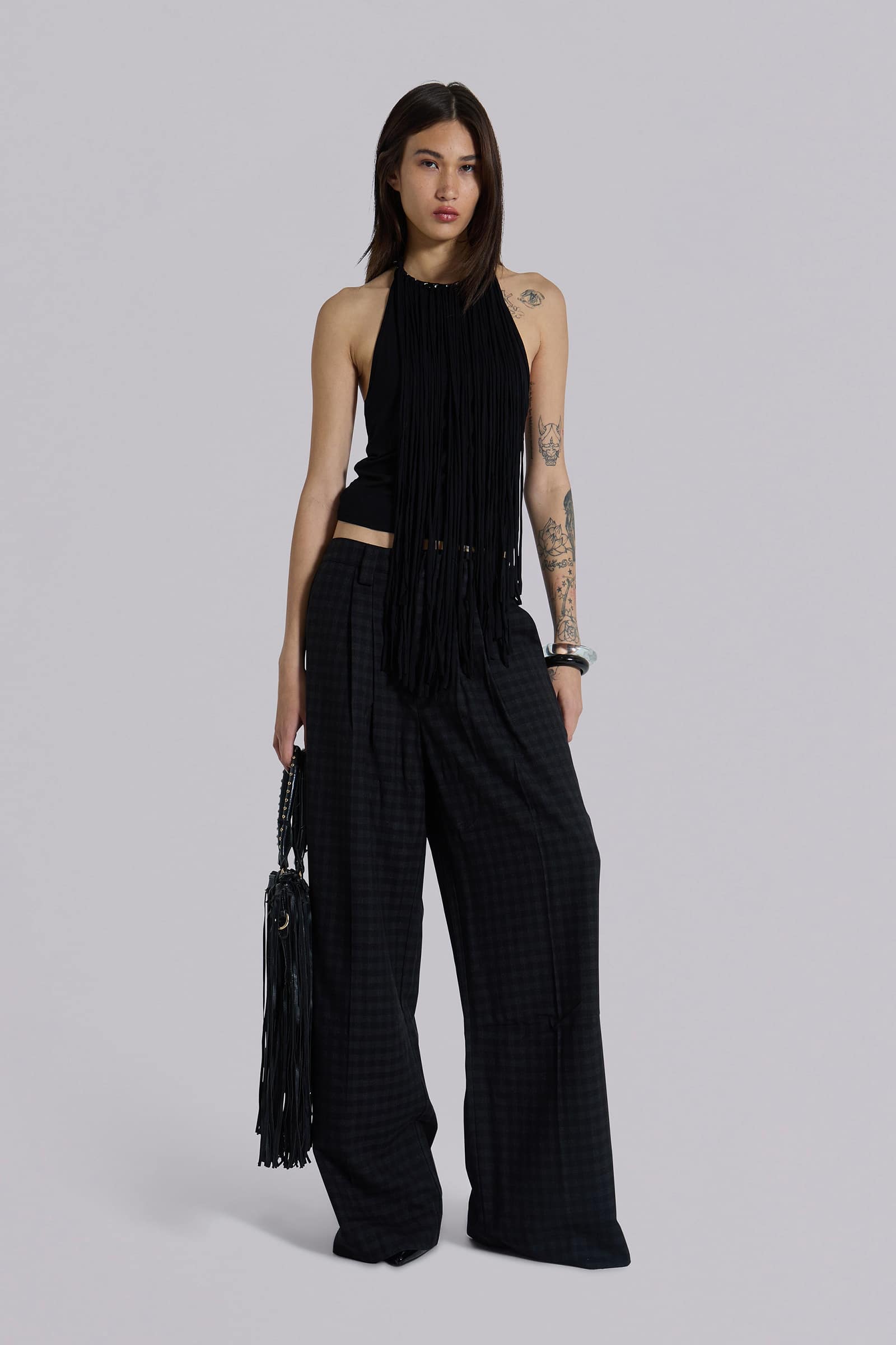Gingham Goliath Suit Pants