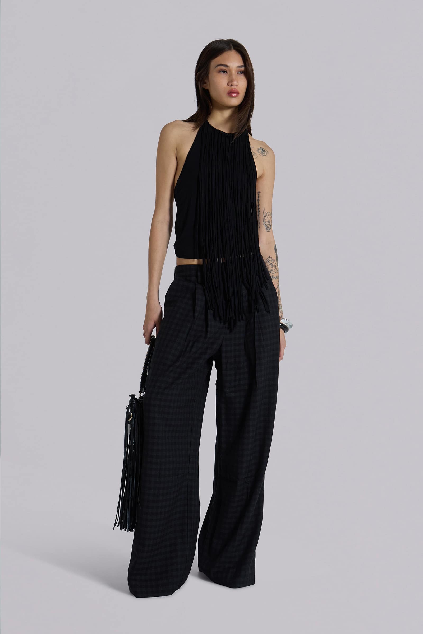 Gingham Goliath Suit Pants