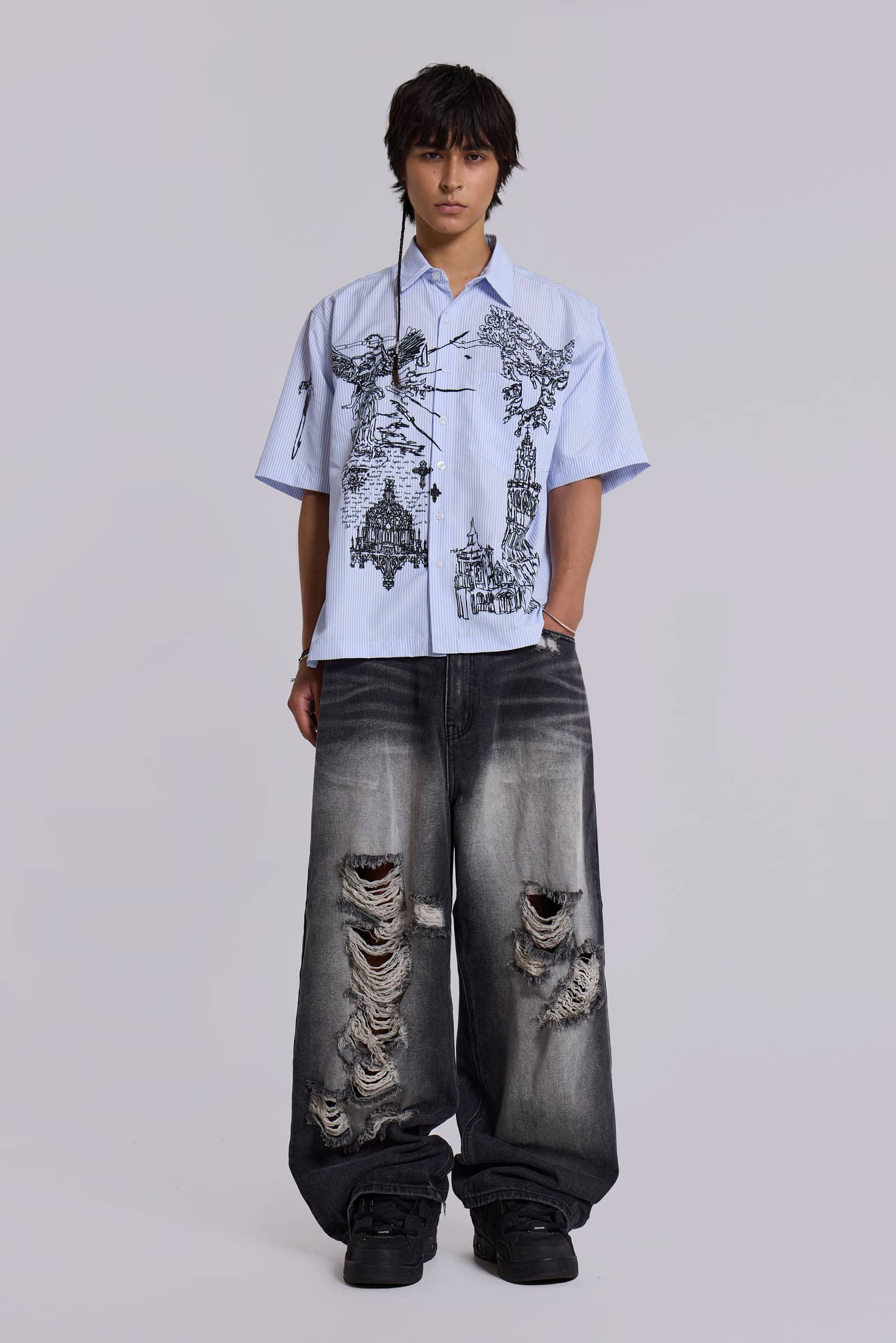 Sketch Pinstripe Shirt