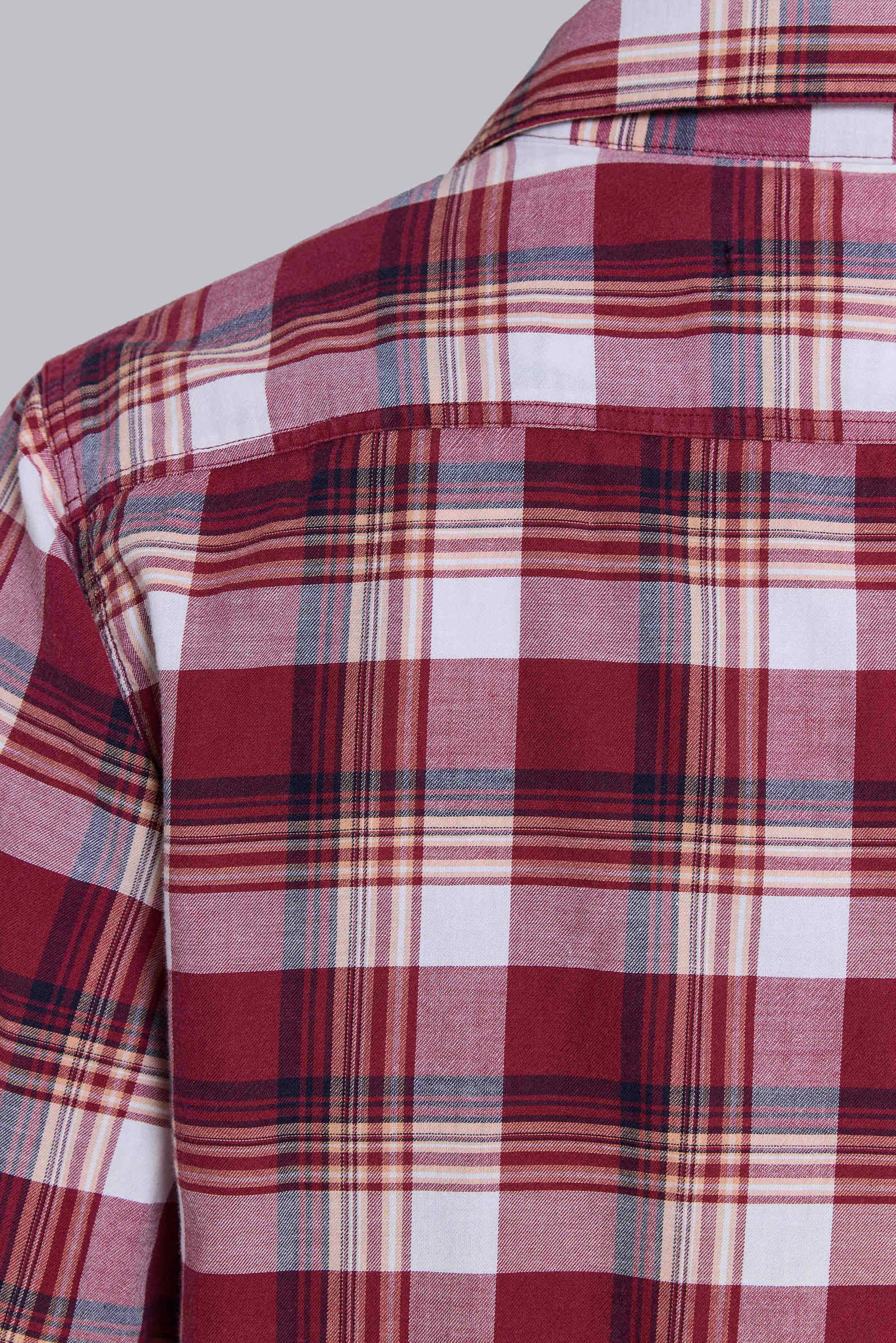 Vacation Plaid Fitted Shirt