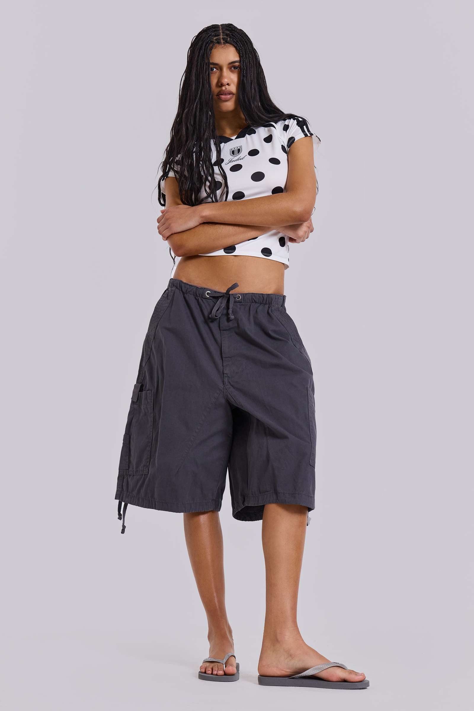 No.13 Polka Dot Football Top