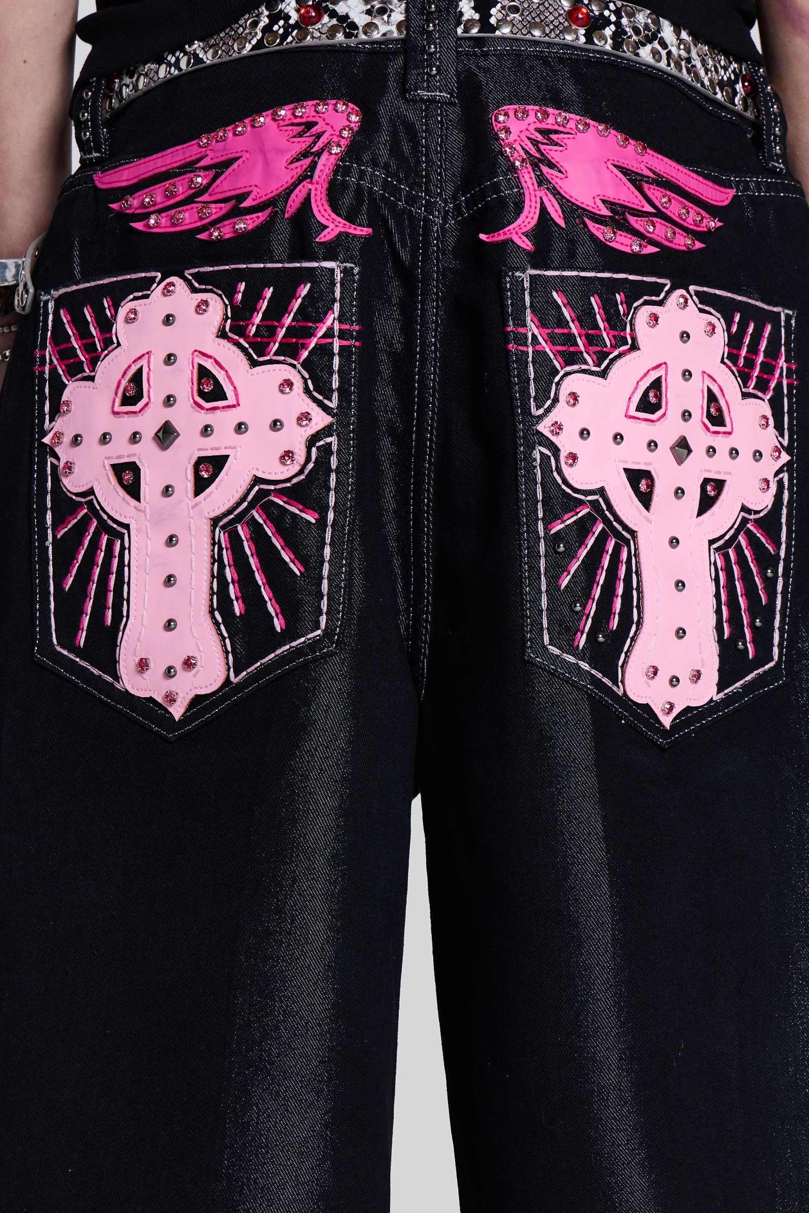 Sapphire Cross Colossus Shorts | Jaded London | Clothing