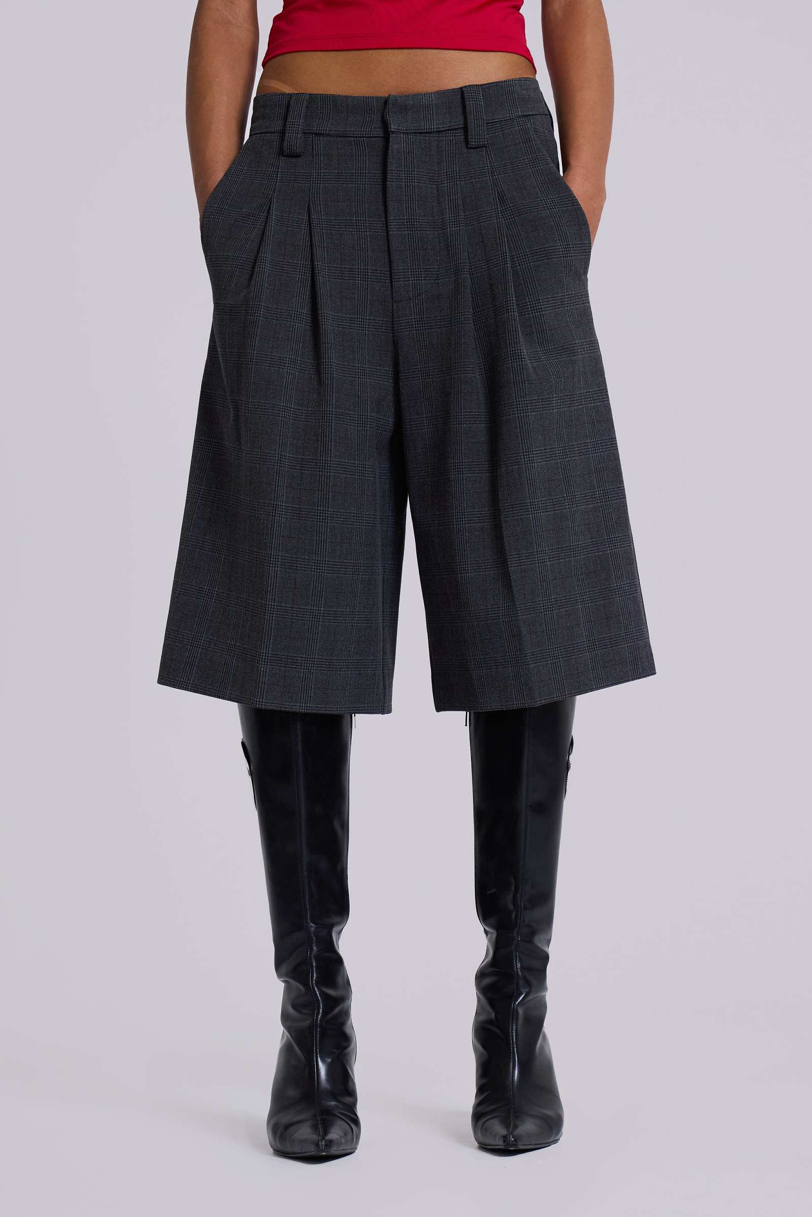 Dark Check Goliath Shorts