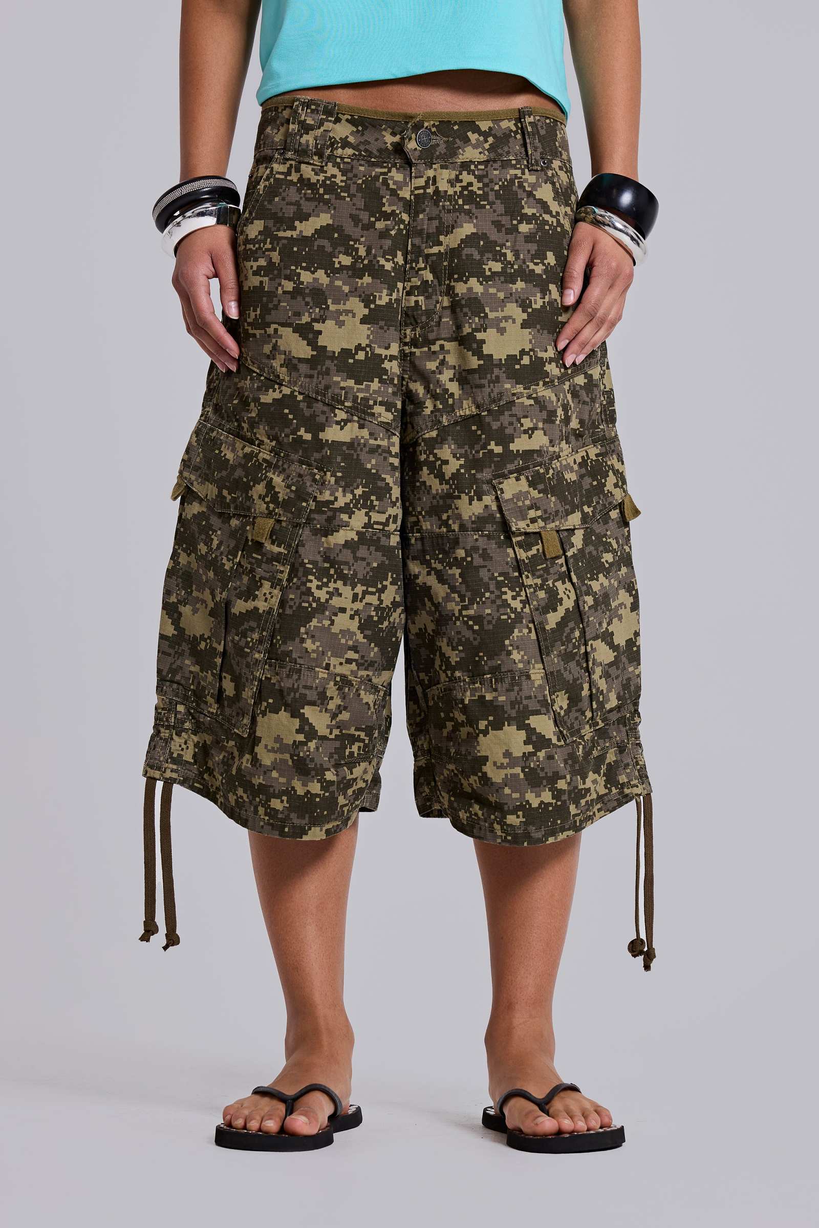 Digi Camo Cadet Shorts | Jaded London | Clothing