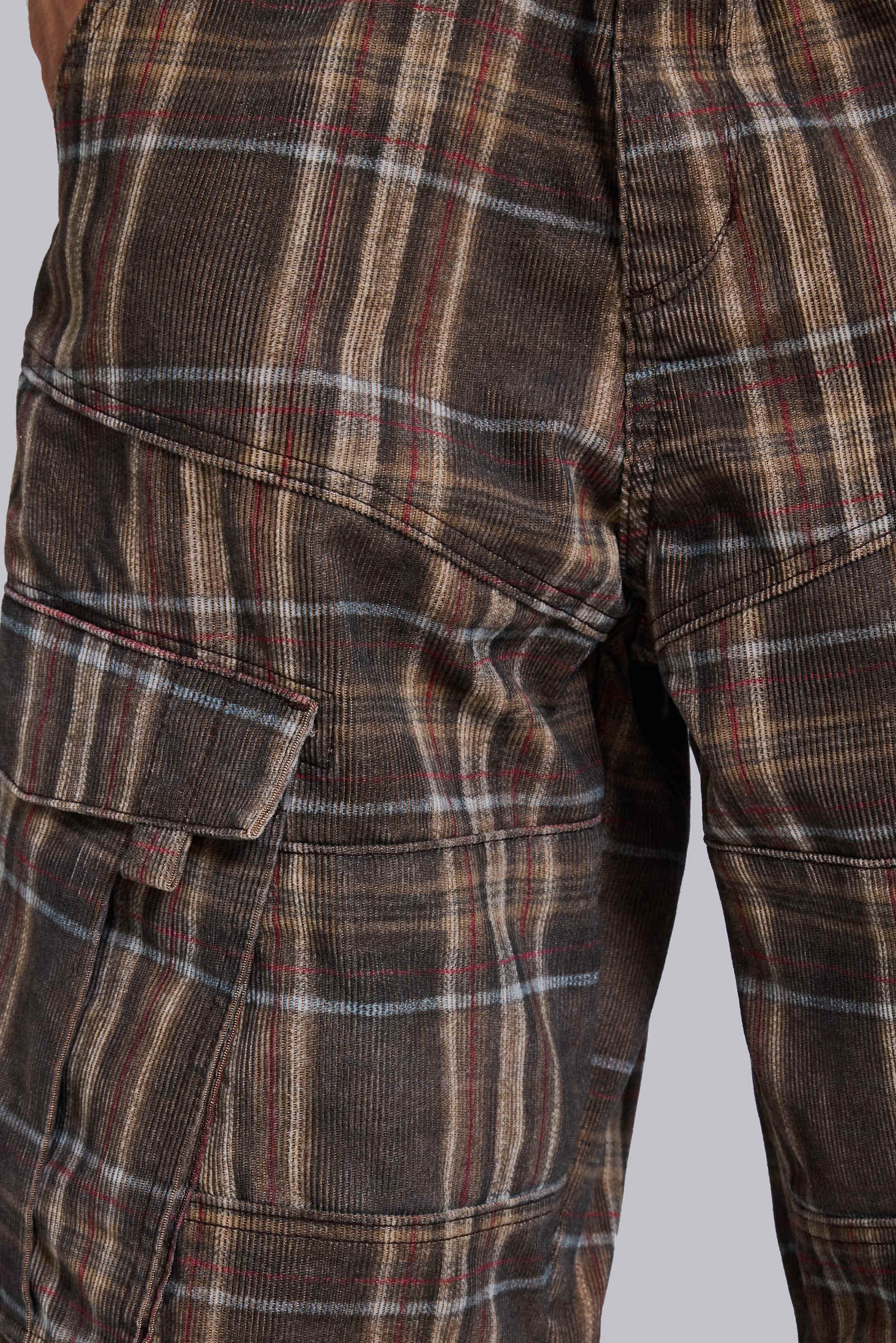 Brown Check Cadet Shorts