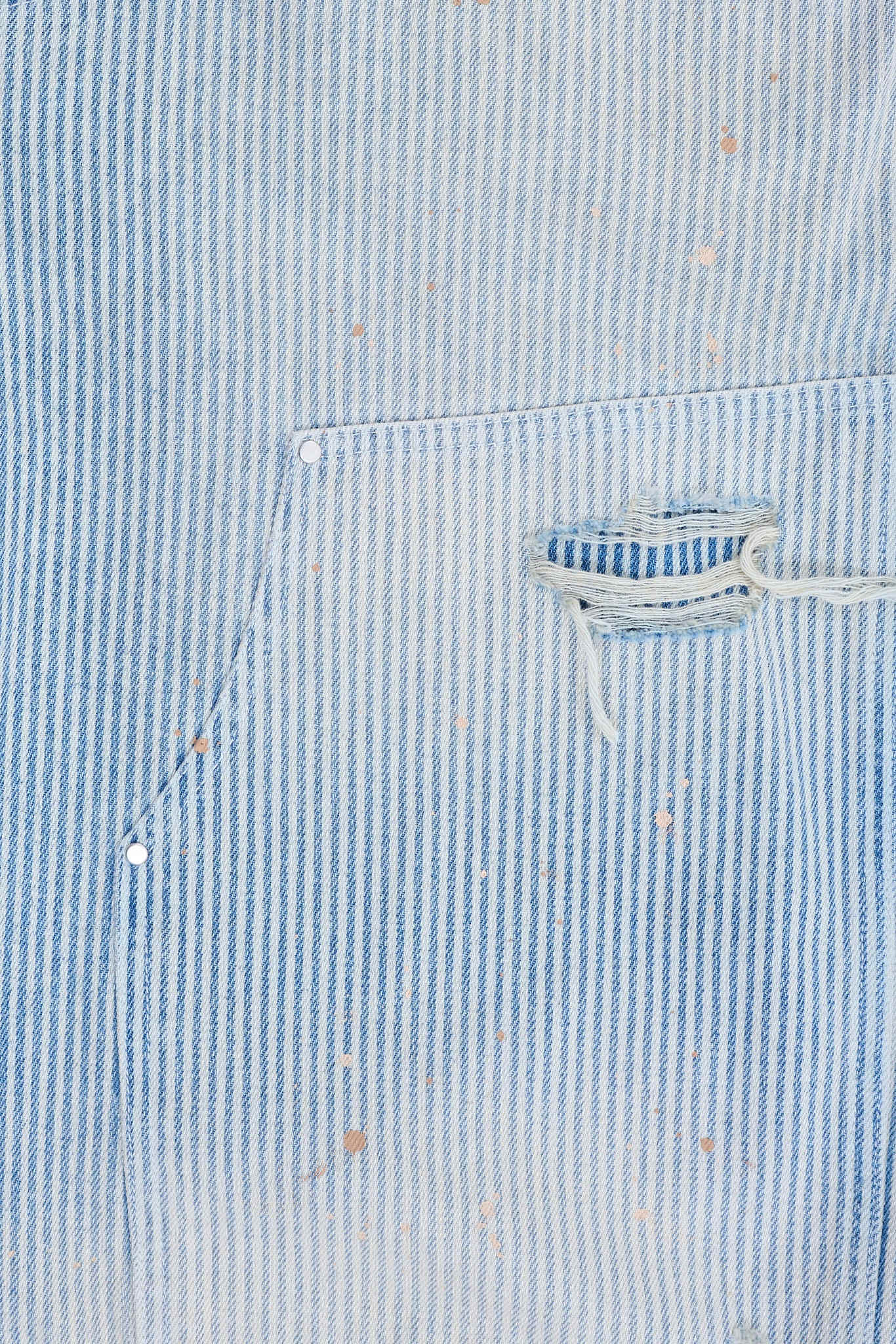 Pinstripe Double Knee Carpenter Jorts