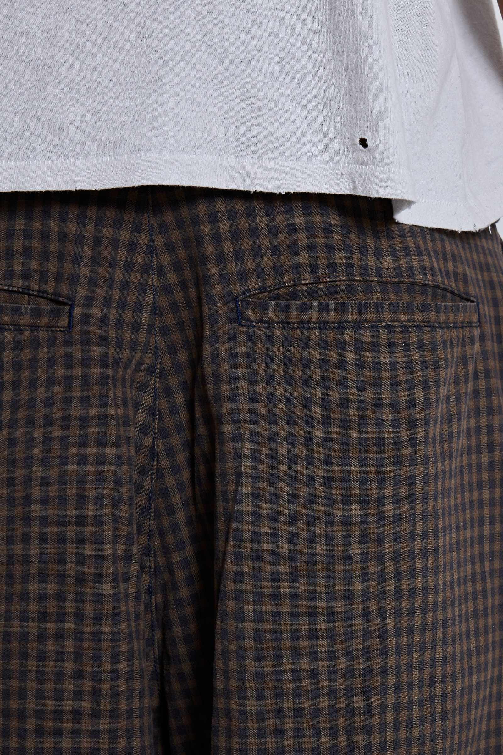 Brown Check XL Goliath Shorts