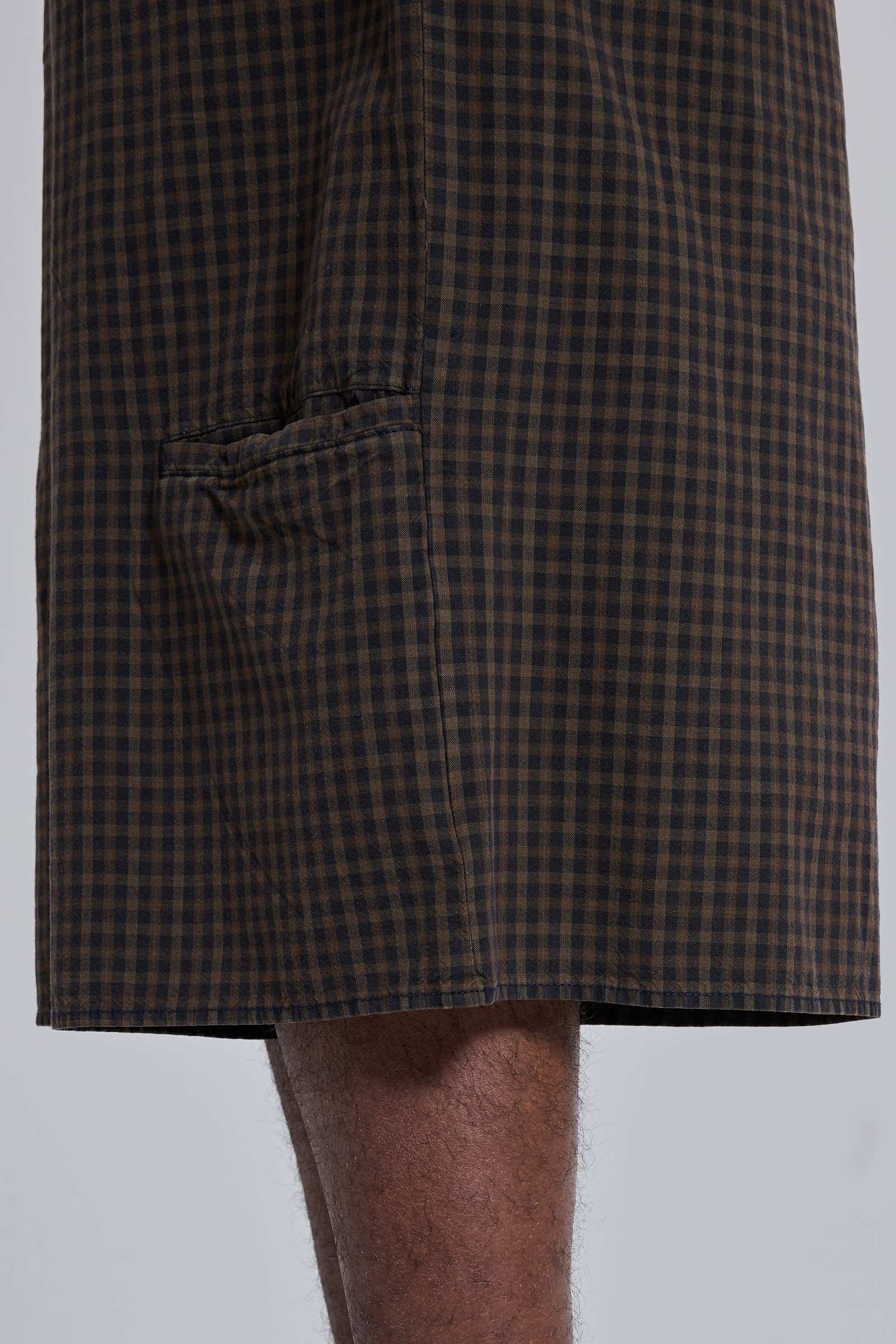 Brown Check XL Goliath Shorts