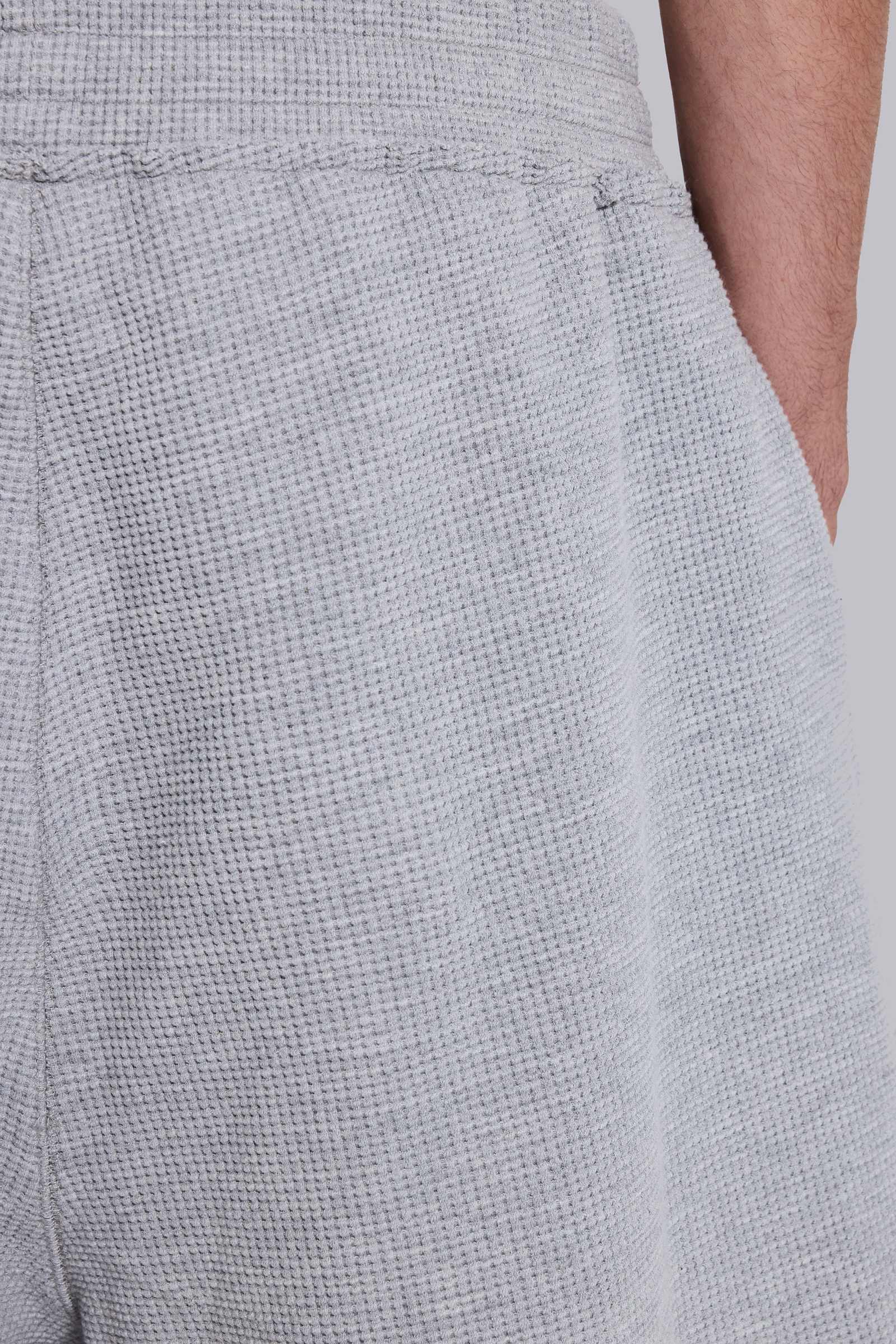 Grey Marl Waffle Monster Jogger Shorts