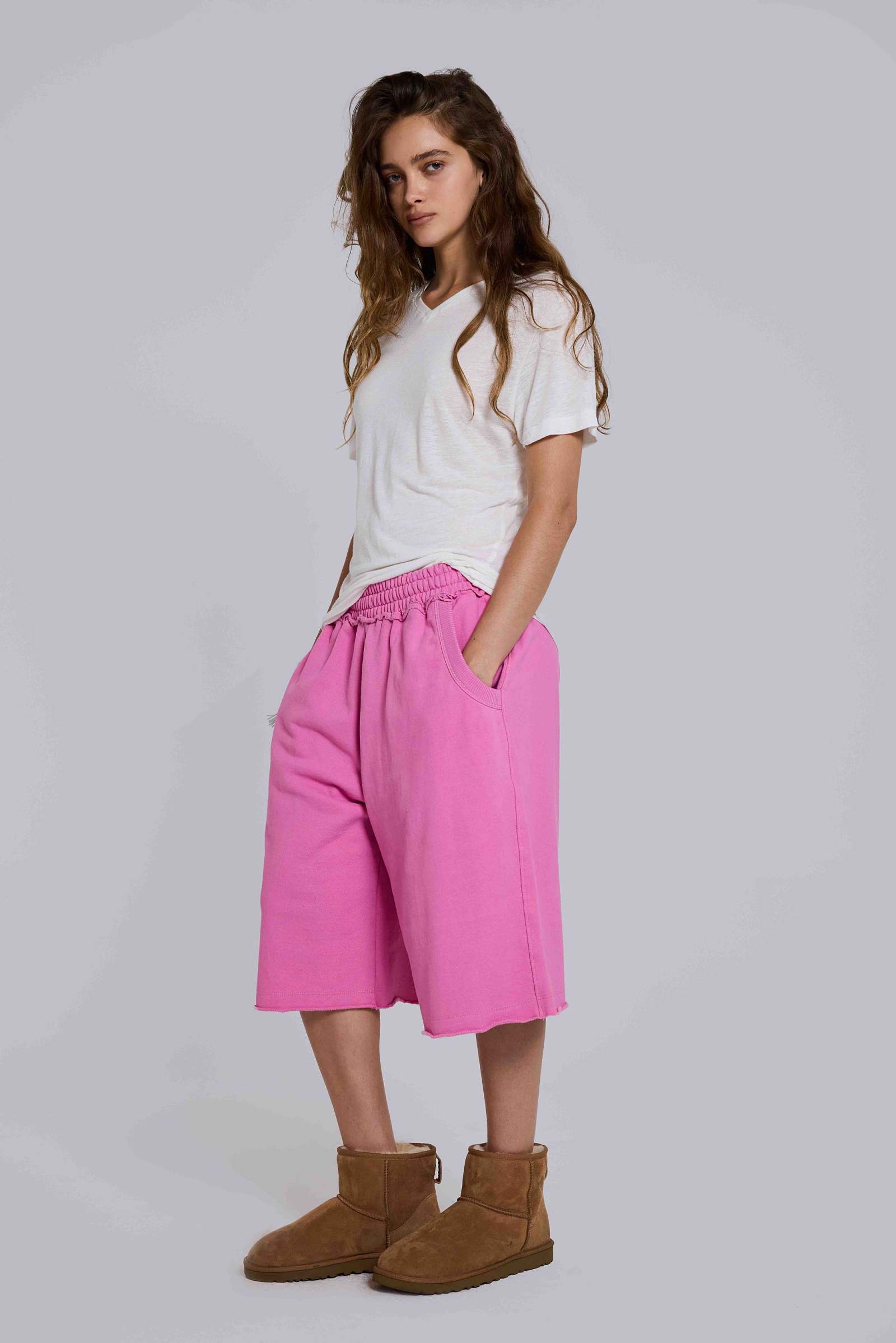 Pink Monster Jogger Shorts