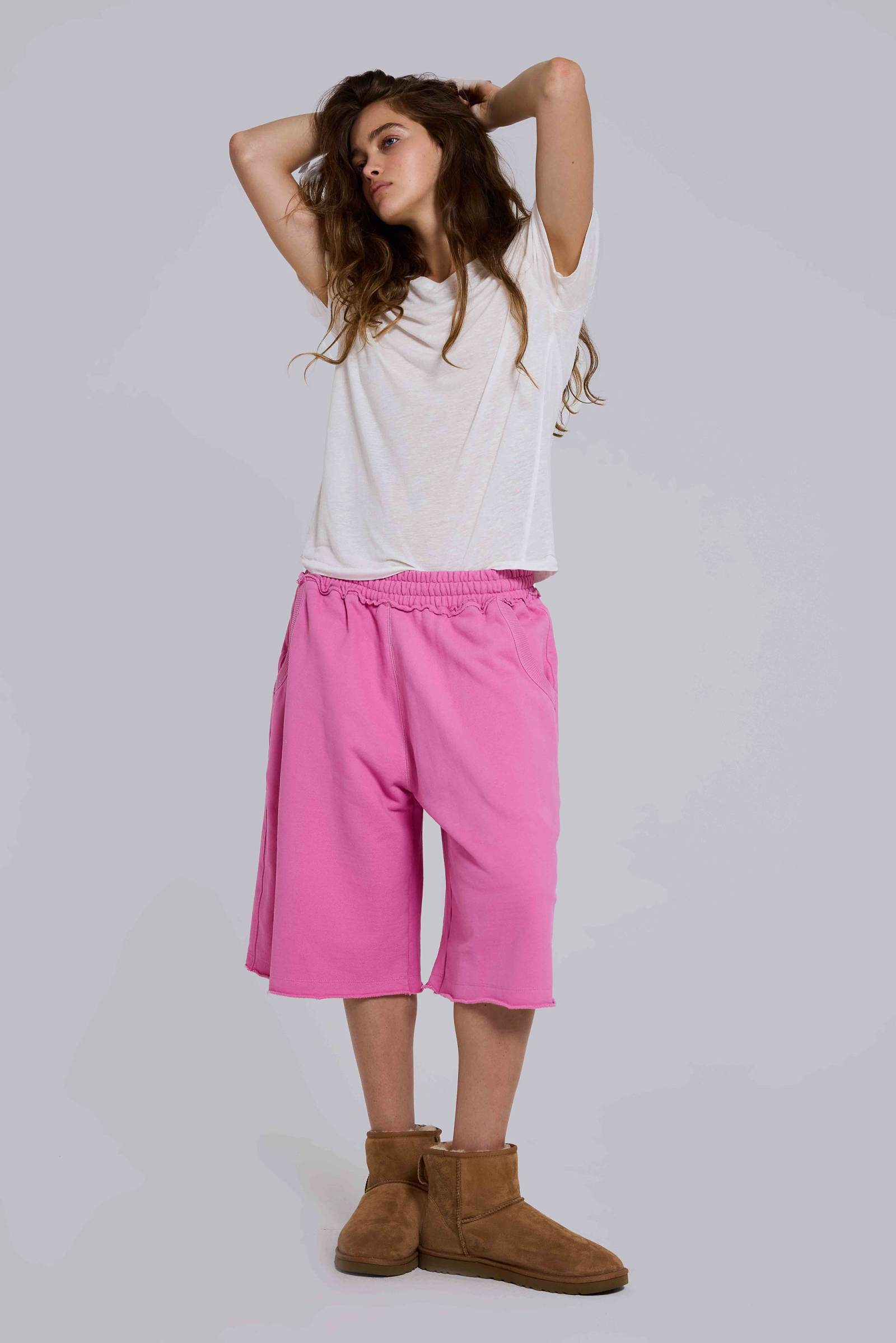 Pink Monster Jogger Shorts