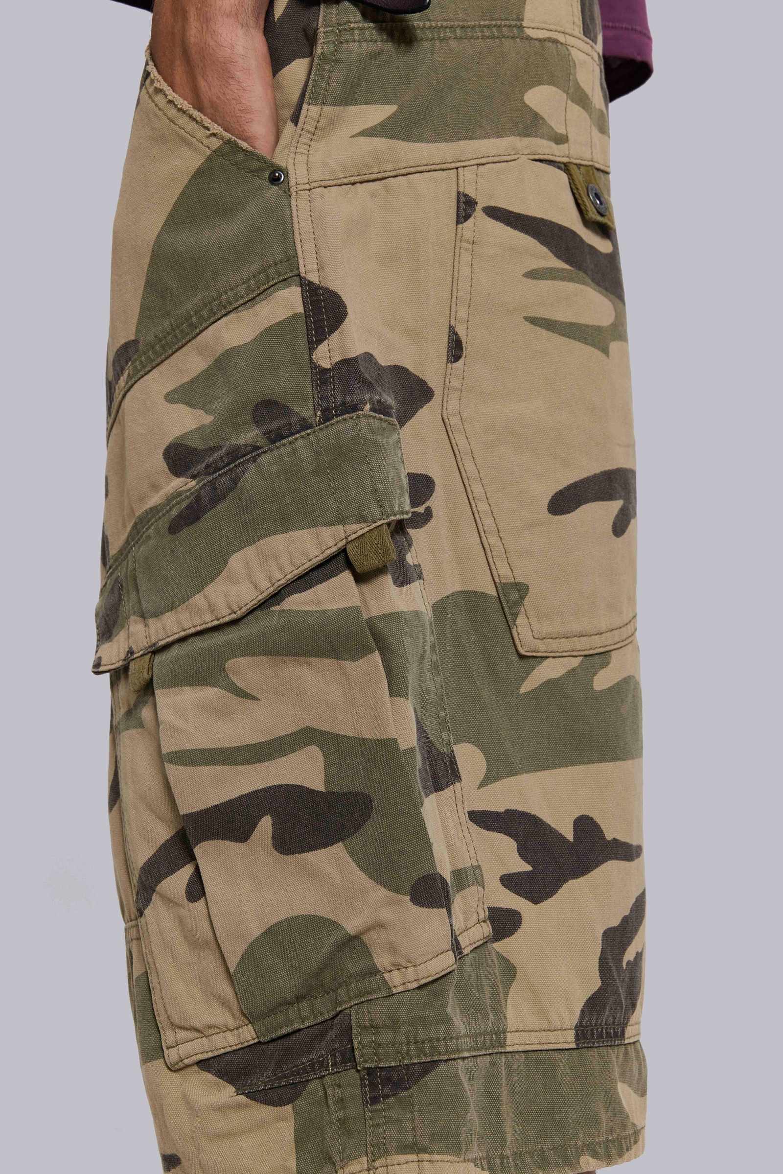 Faded Camo Cadet Shorts