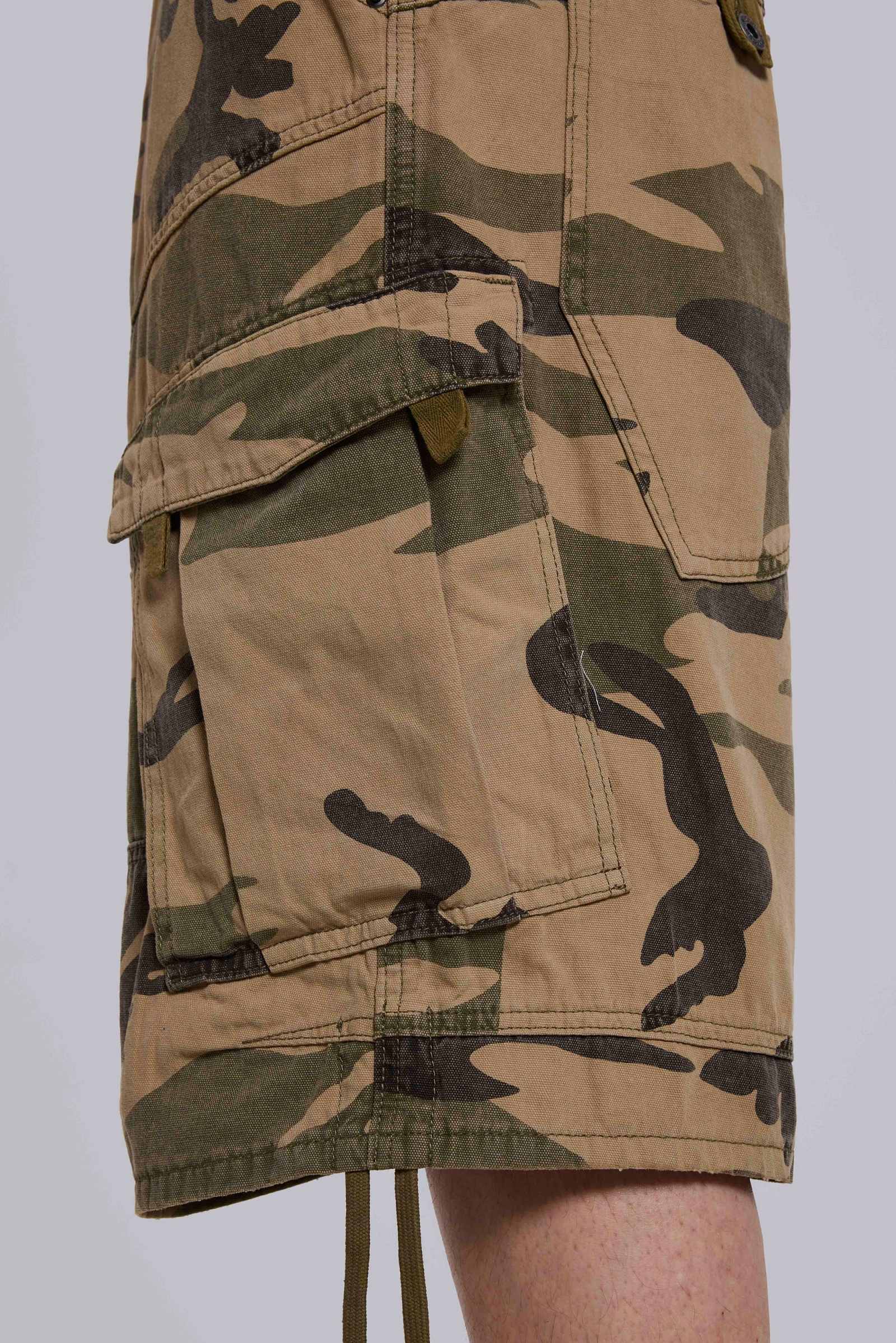 Faded Camo Cadet Shorts