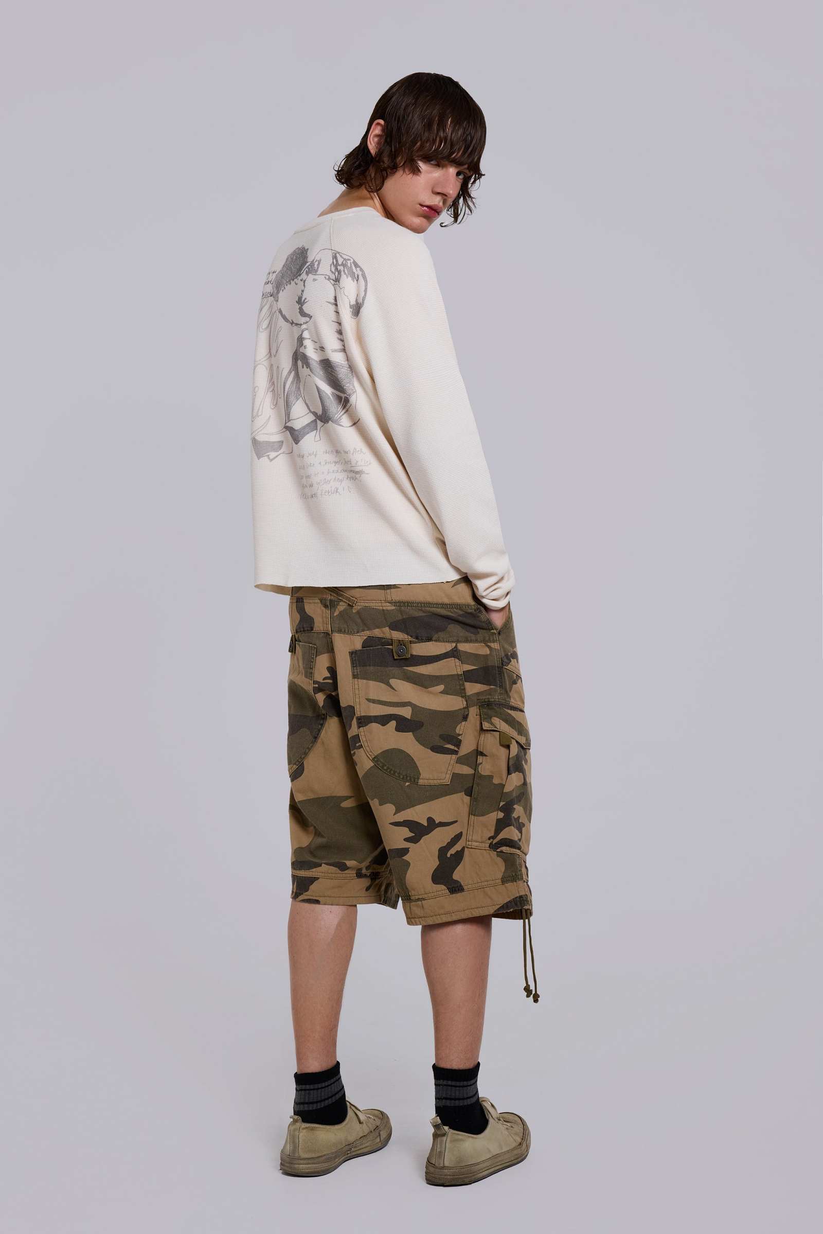 Faded Camo Cadet Shorts