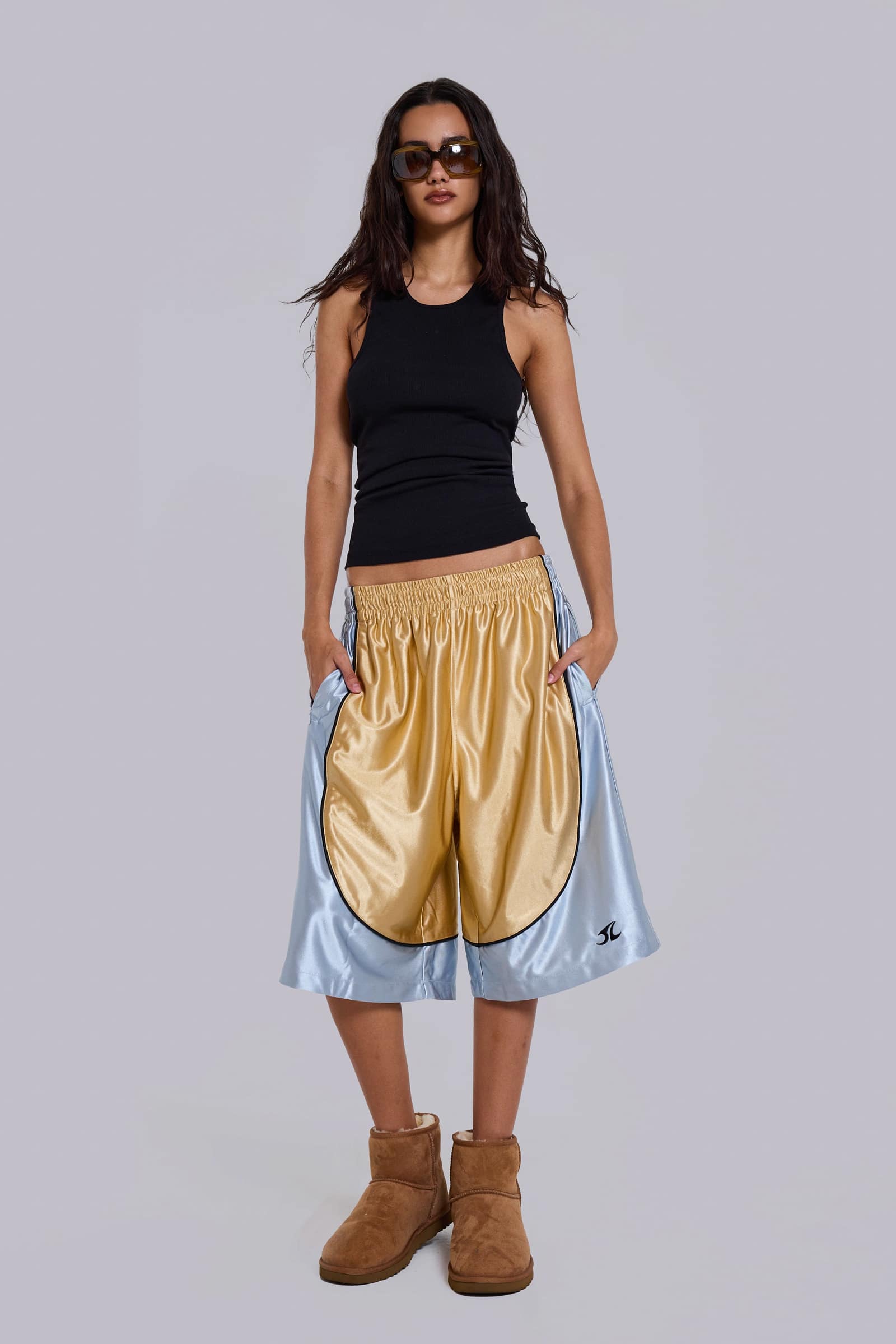 Court Gold Basketball Shorts