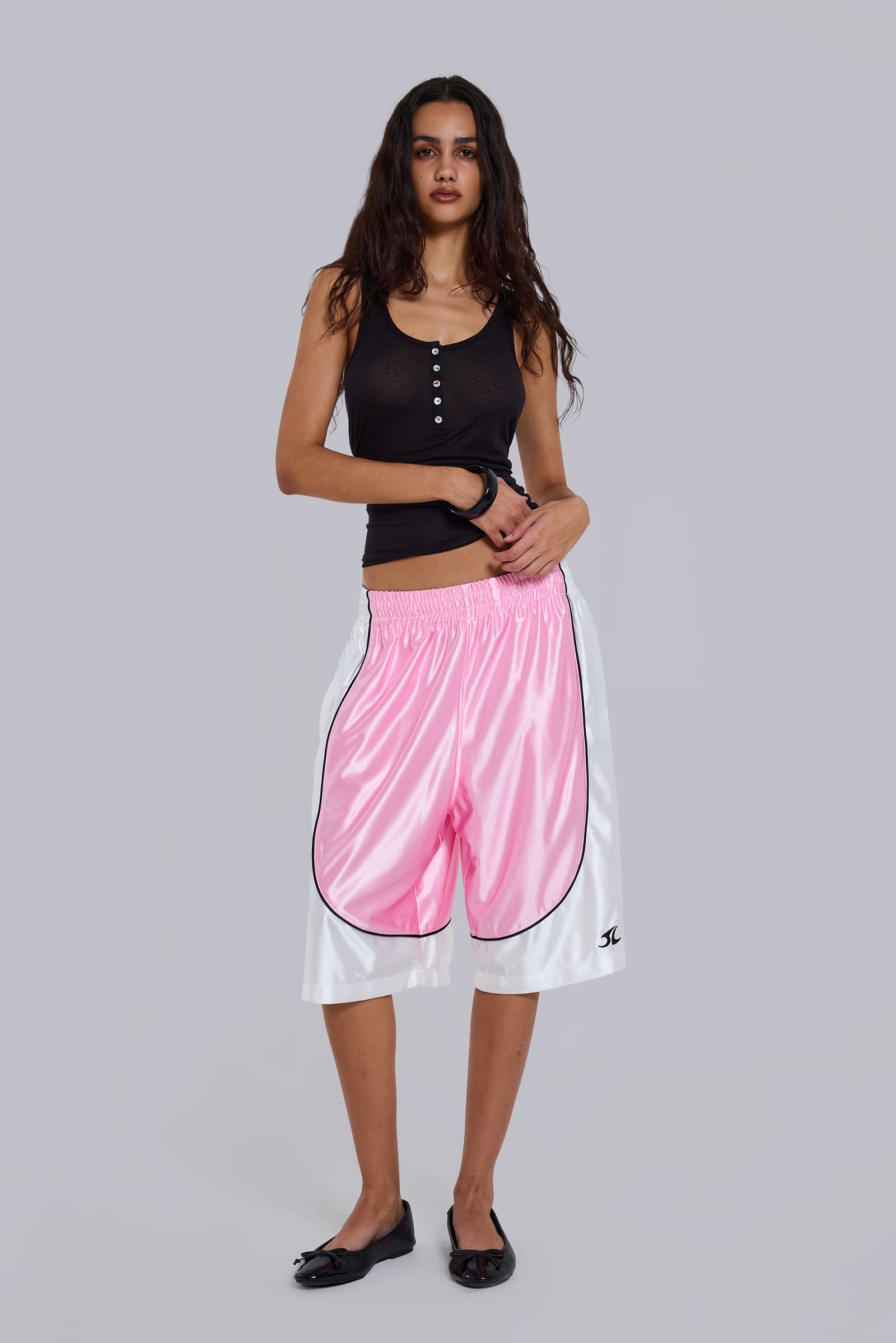 Court Pink Basketball Shorts