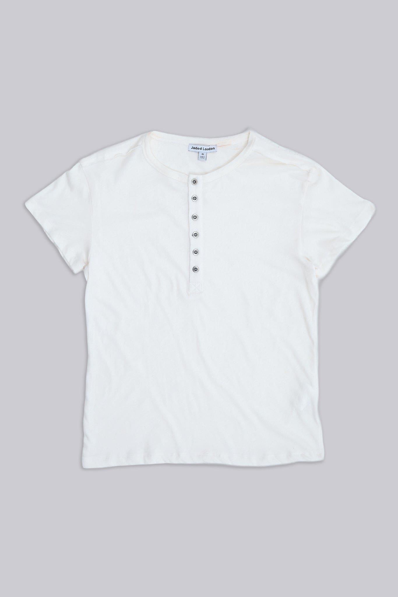 Off White Haze Henley T-Shirt