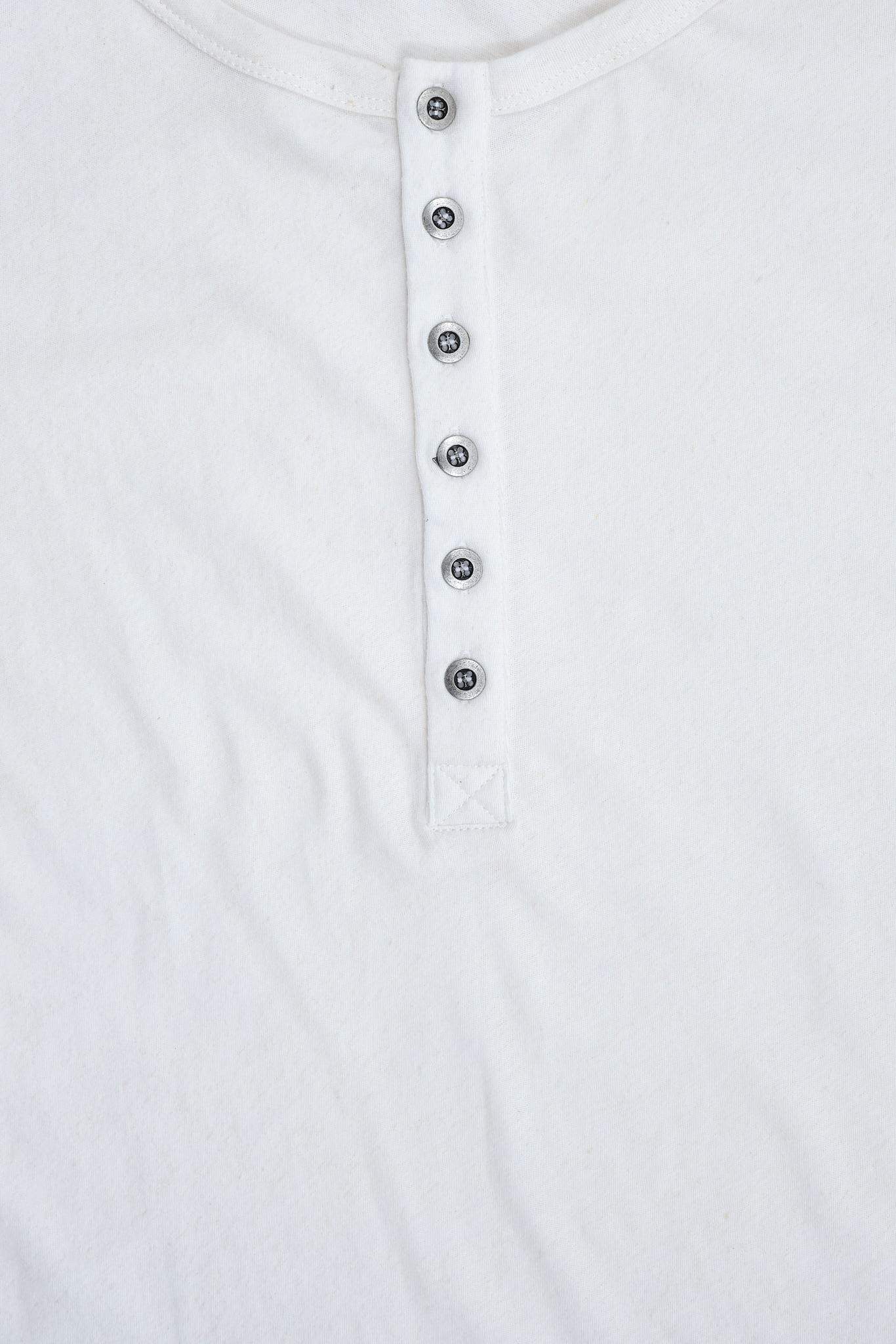 Off White Haze Henley T-Shirt