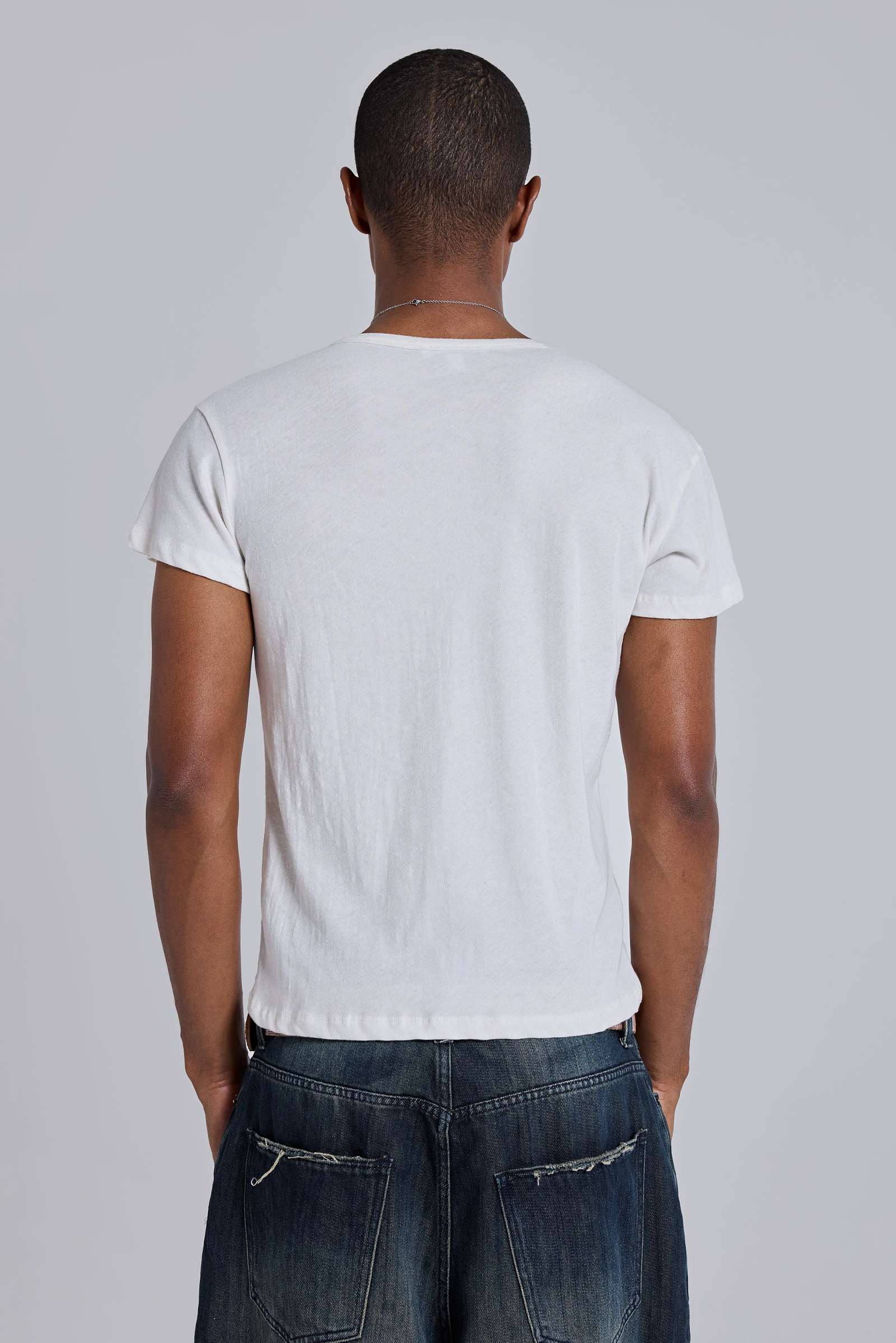 Off White Haze Henley T-Shirt