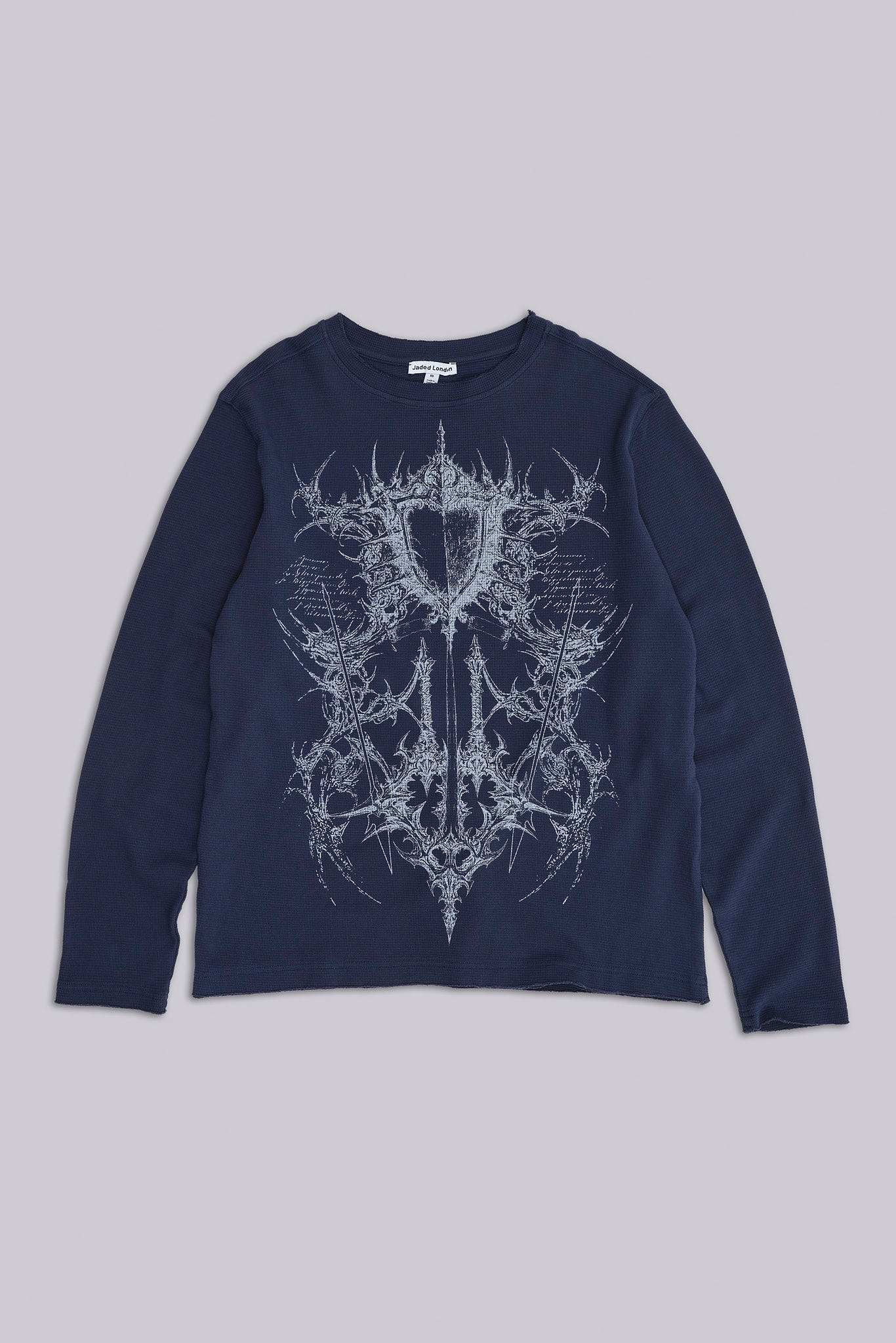 Kasper Digi Waffle Navy T-Shirt