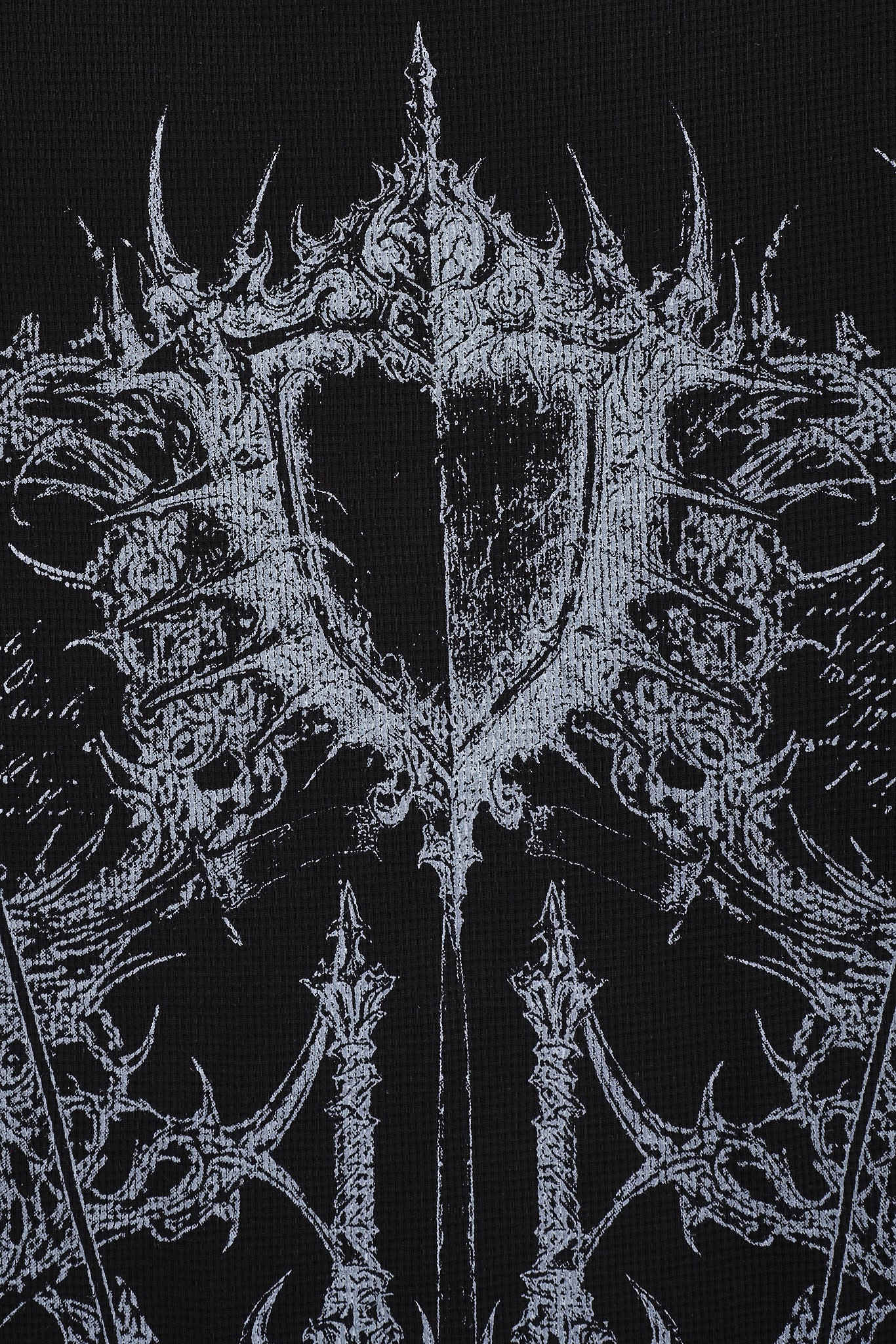 Kasper Digi Waffle Black T-Shirt