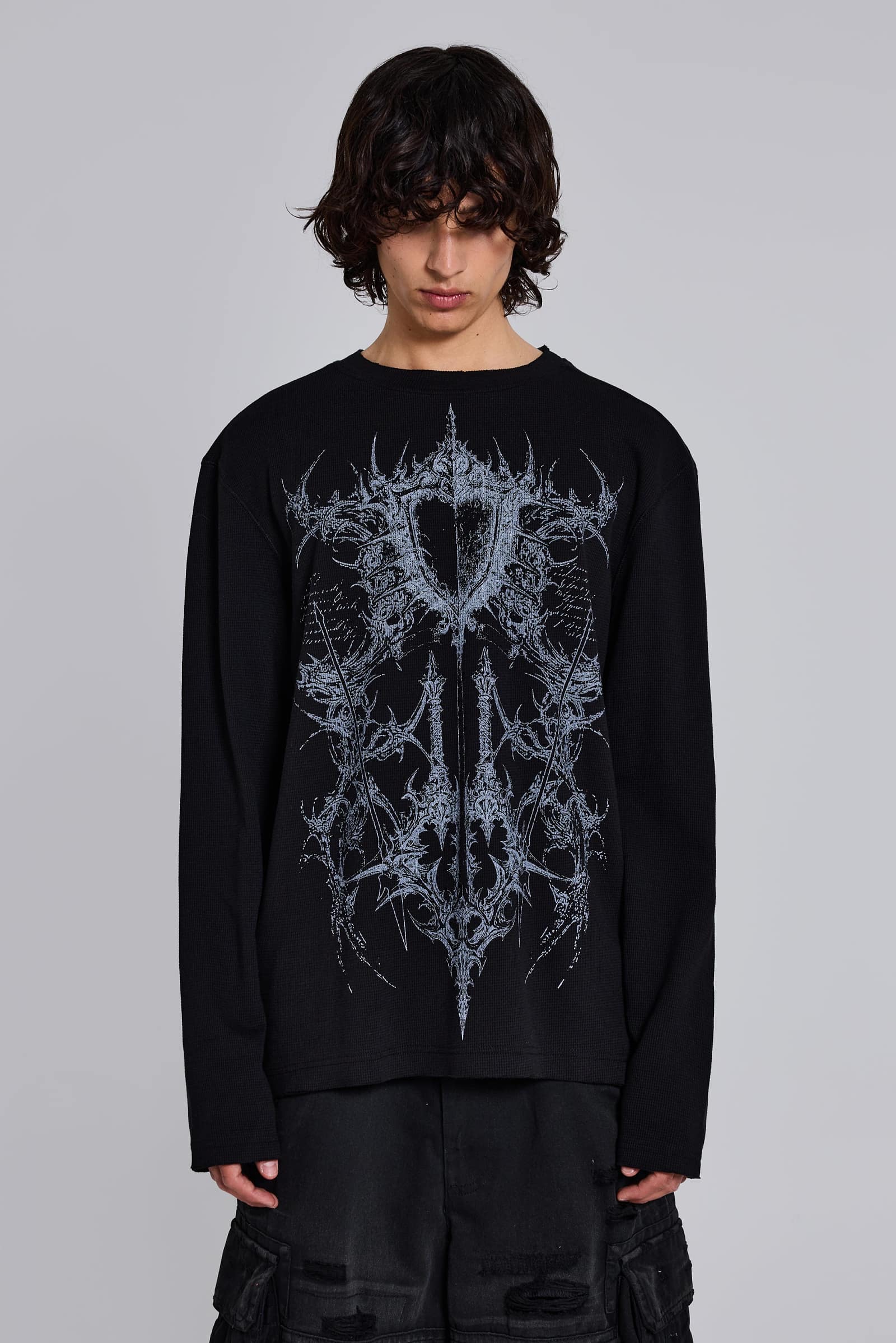 Kasper Digi Waffle Black T-Shirt