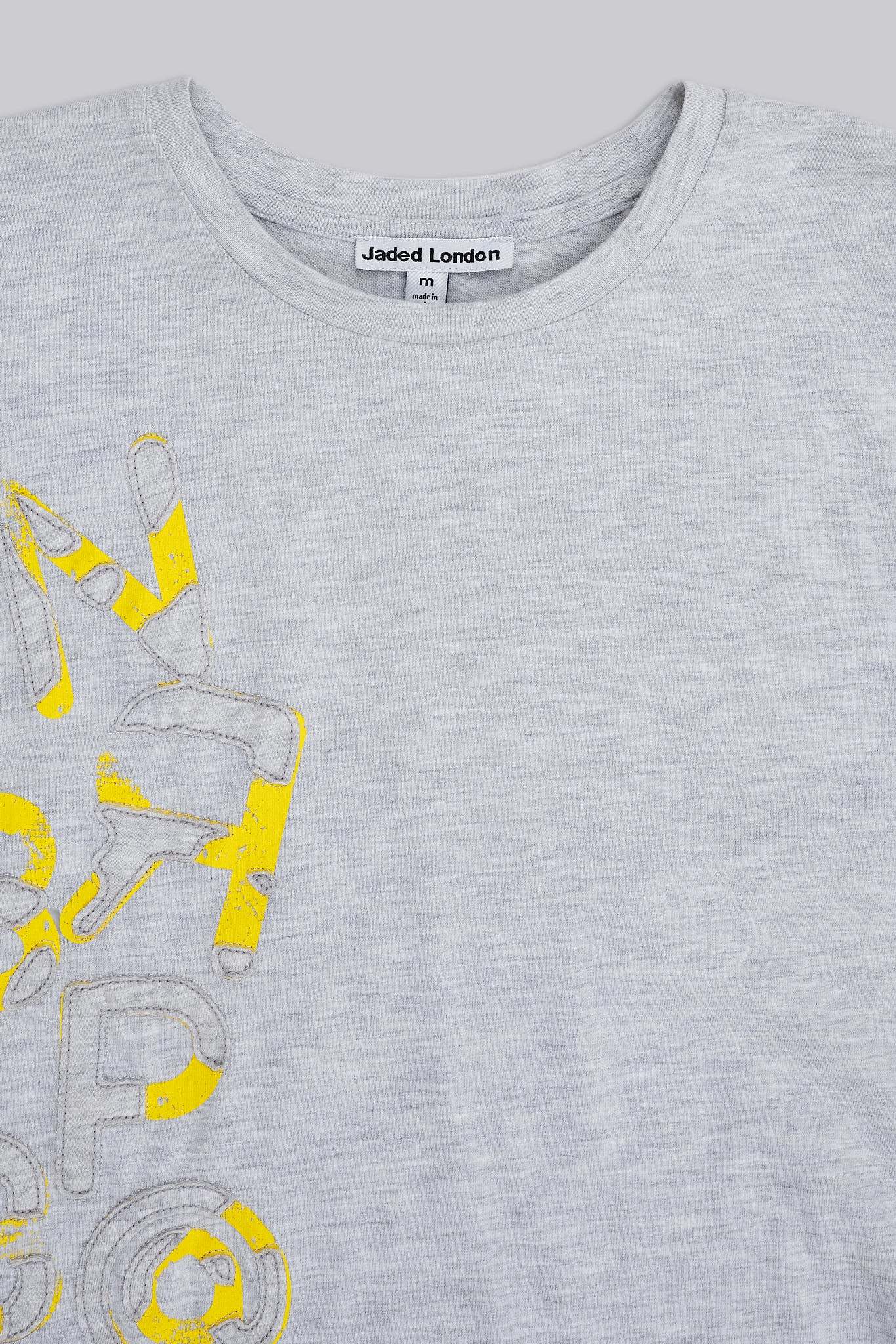 On Repeat Grey Marl T-Shirt