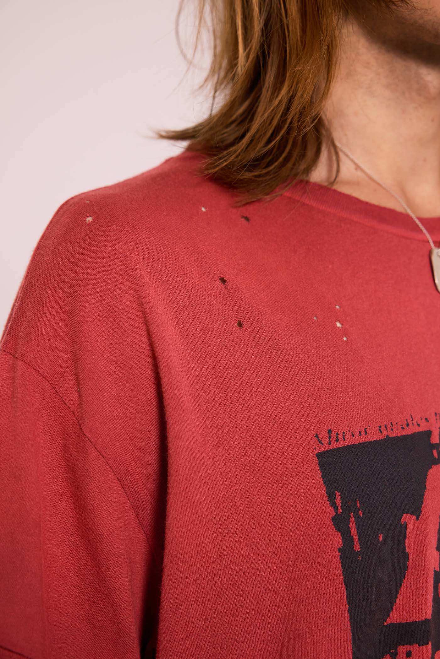 Quasi Red Cropped T-Shirt